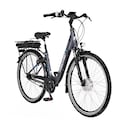 FISCHER Fahrrad E-Bike »CITA ECU 2200 522«, 7 Gang, Nexus, Frontmotor 250 W, (mit Akku-Ladegerät-mit Beleuchtungsset-mit Fahrradkorb-mit Fahrradschloss-mit Werkzeug)