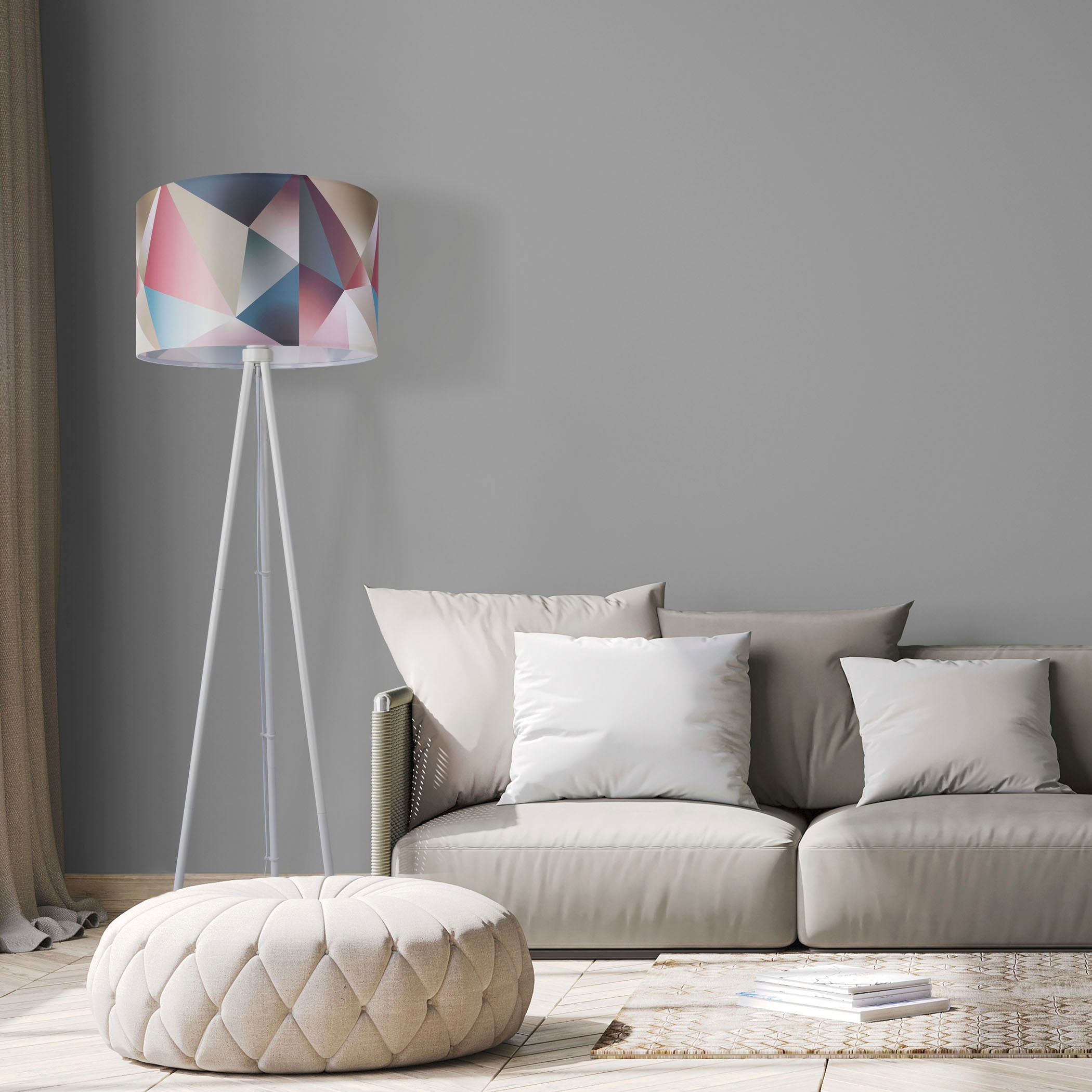 Paco Home Kosy«, kaufen Modern 3 mit Stehlampe Stehlampe XXL »Trina Pastellfarben LED Garantie Jahren E27 Wohnzimmer | online Schlafzimmer, Deko
