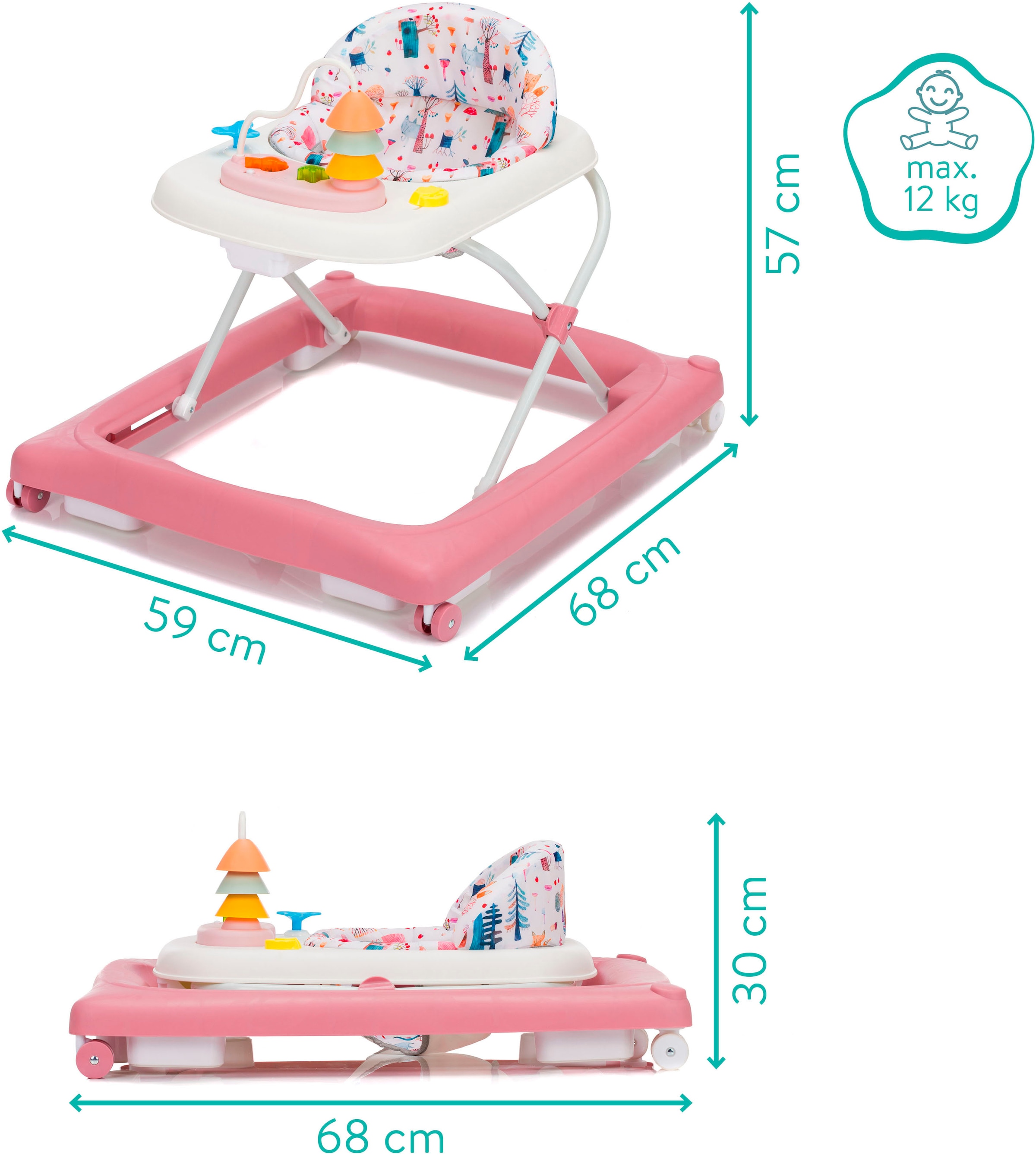 Fillikid Lauflernhilfe »Emil« mit Sicherheitsstoppern