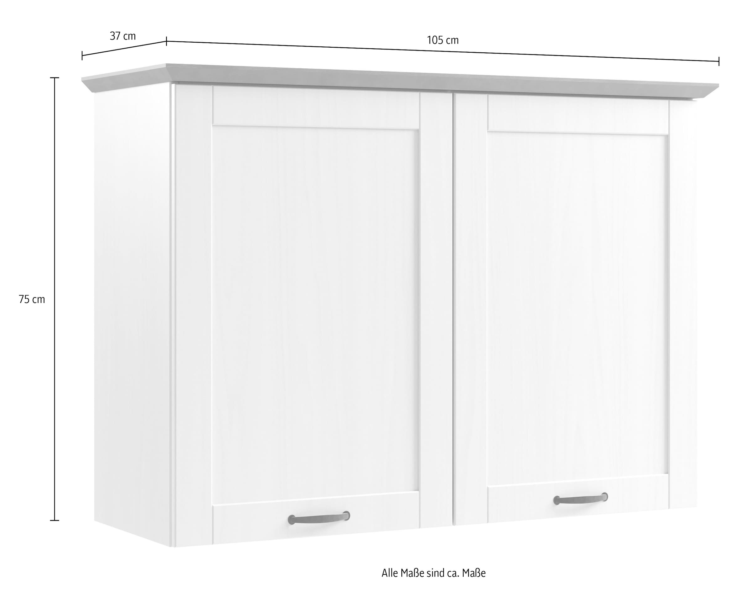 Home affaire Hängeschrank »Teramo« Breite 105 cm, 2 Holztüren, 1 Einlegeboden
