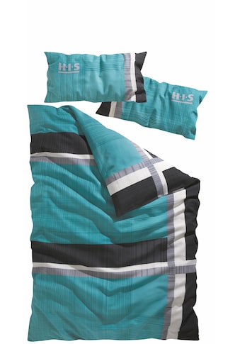 H.I.S Bettwäsche »Linus, 100% Baumwolle, Kissenbezug und Bettdeckenbezug mit... kaufen