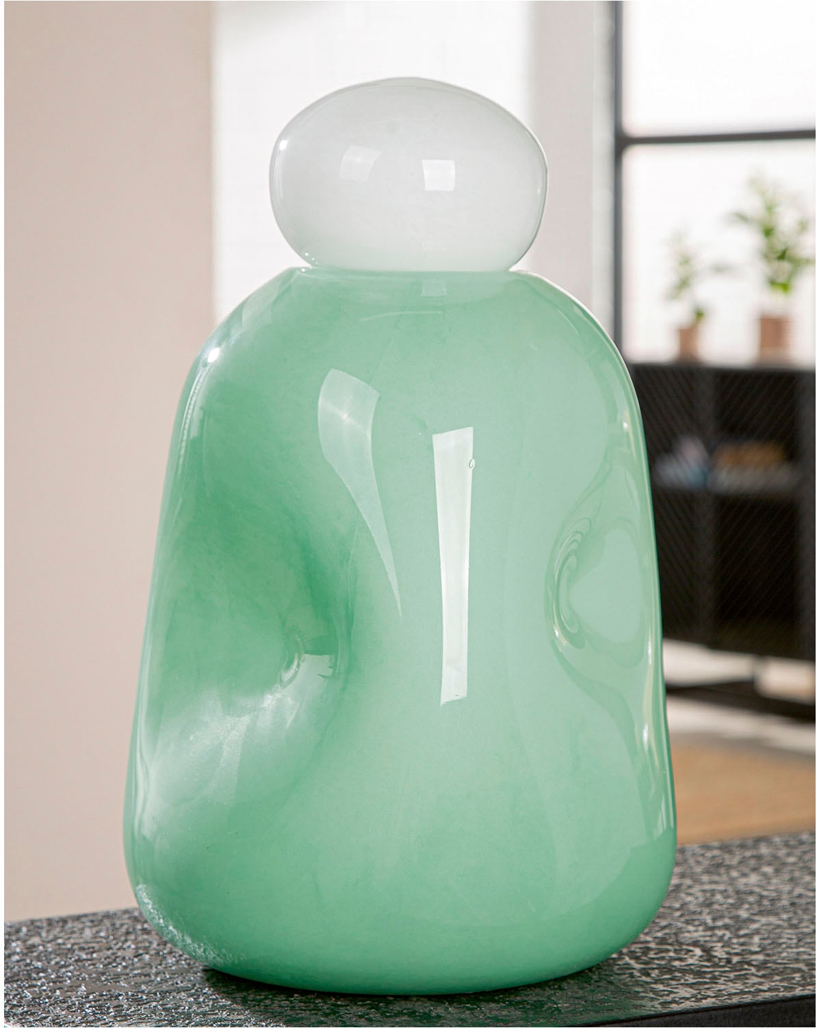 GILDE Tischvase »Vase Candy hellgrün H. 38 cm«