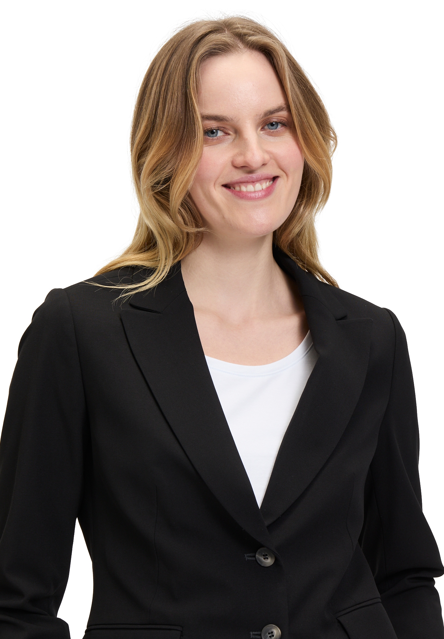 Betty&Co Jackenblazer »Klassischer Blazer mit Taschen«
