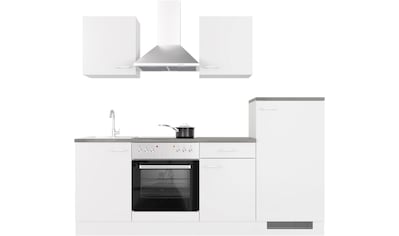 Küche »Lucca«, wahlw. mit E-Geräten, Breite 220 cm