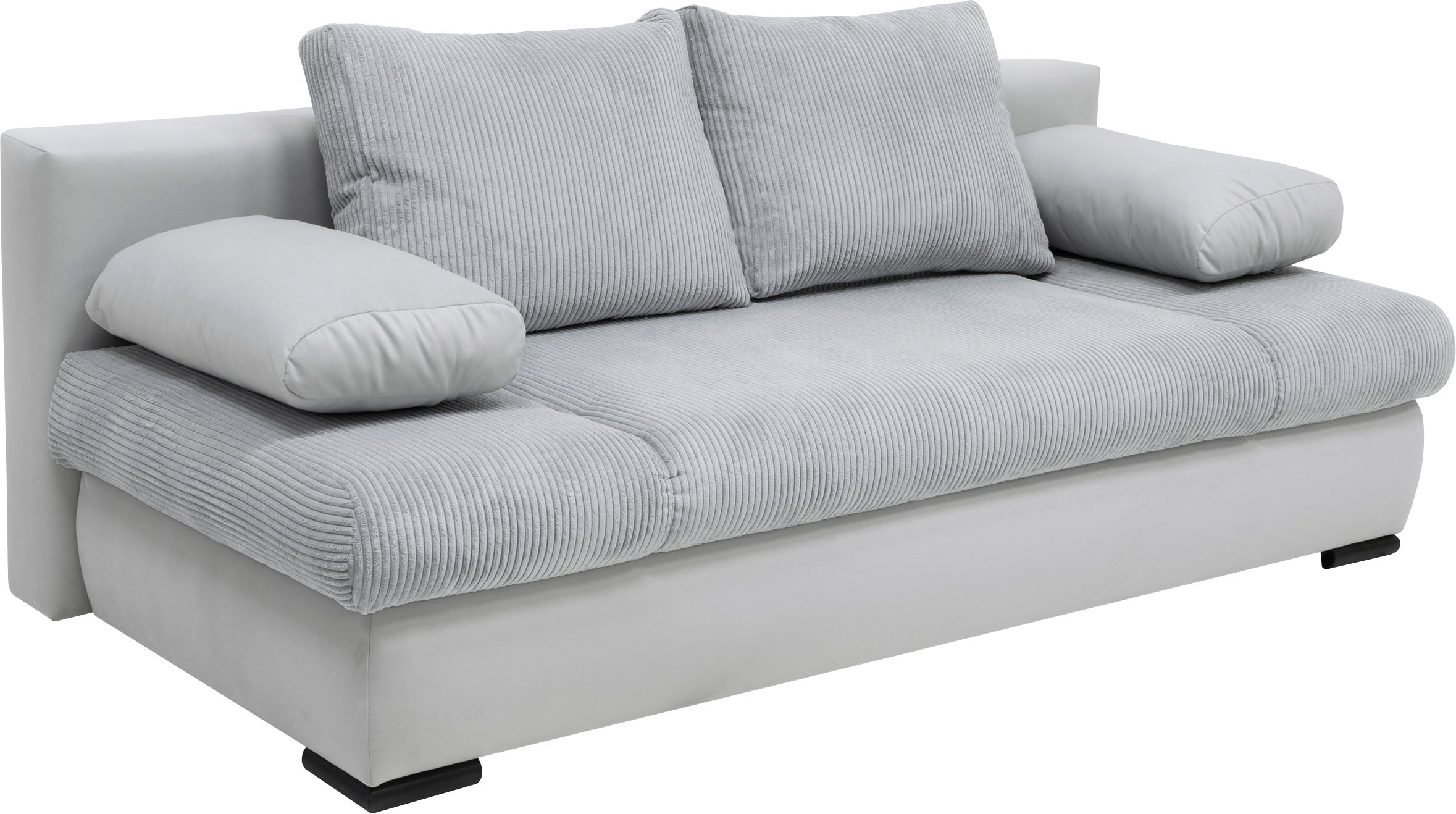 COLLECTION AB Schlafsofa »Chicago«, mit Bettfunktion und Bettkasten, im Cord-Samt Mix