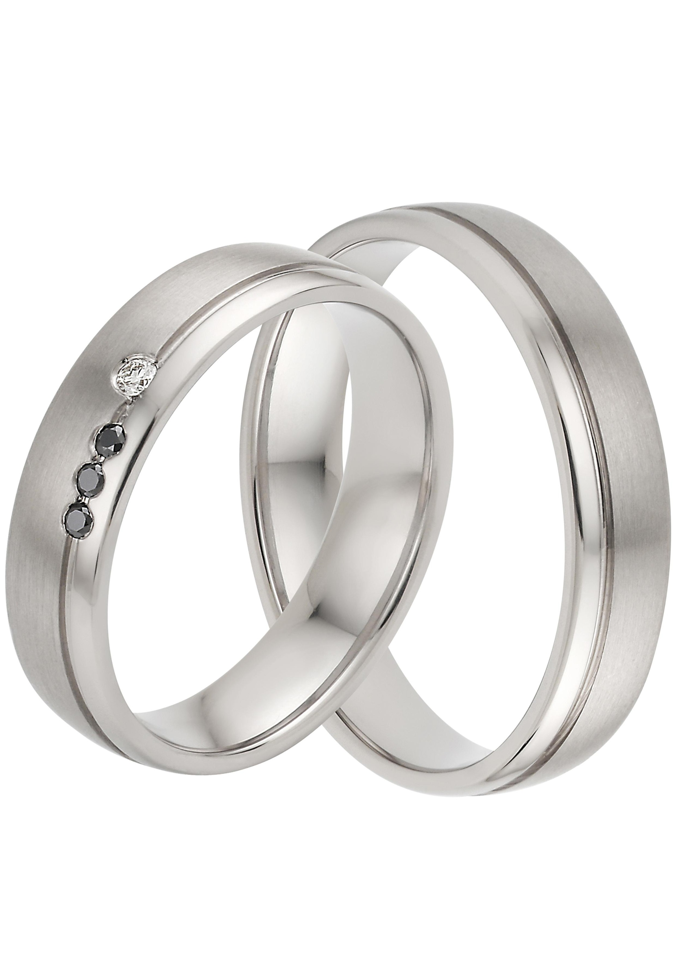 Firetti Trauring »Schmuck Geschenk Hochzeit Ehering "LIEBE"«, Made in Germany, wahlweise mit oder ohne Brillanten