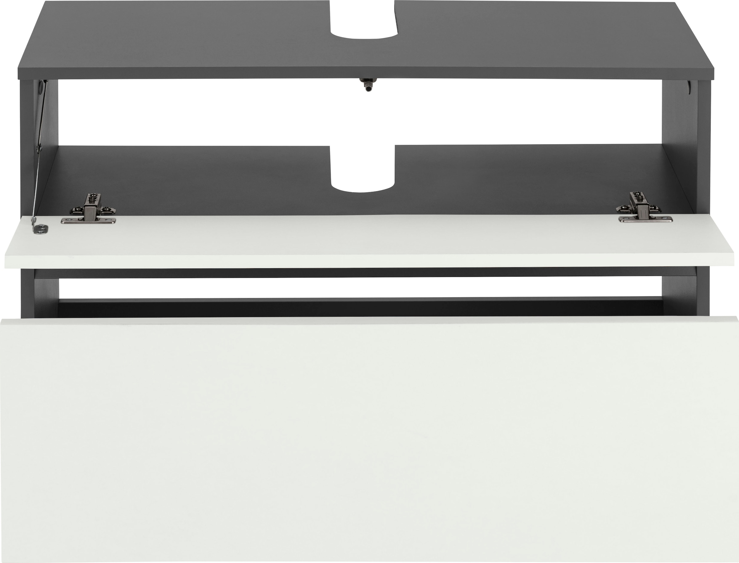 Home affaire Waschbeckenunterschrank »Wisla«, Höhe cm Jahren 55 cm, mit online -Funktion, Push-to-open Garantie XXL Siphonausschnitt, | kaufen 80 3 Breite
