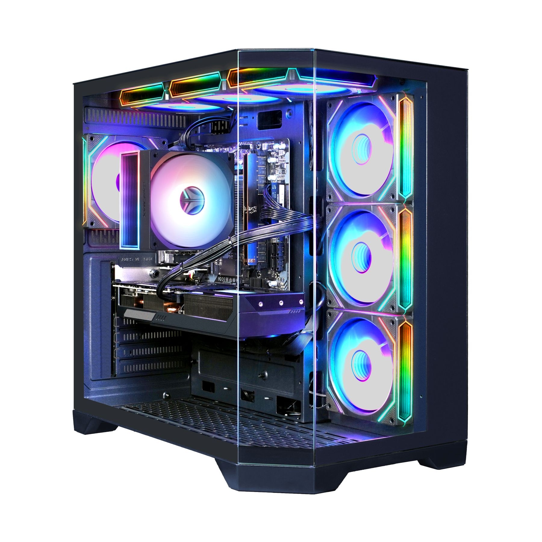 GAMEMAX Gaming-PC »HYPE-A BK 7995 AMD Ryzen 5 7500F 16GB DDR5 1TB SSD RTX 5070« Windows 11, DDR5 RAM