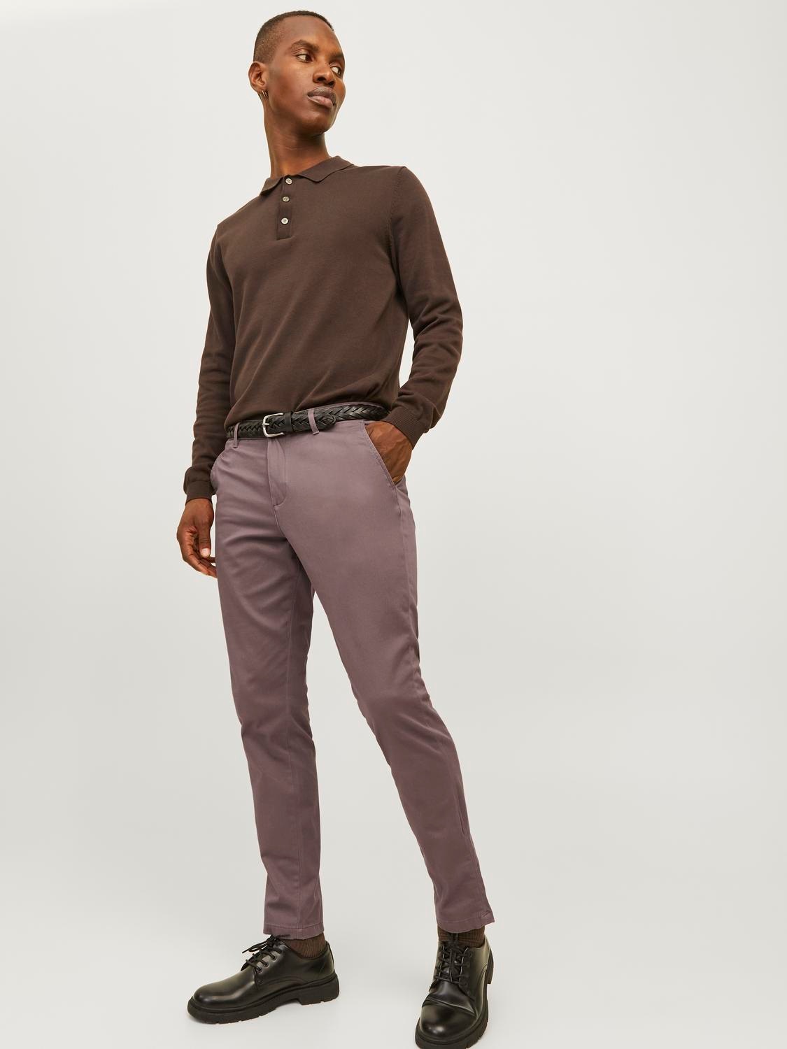 Jack & Jones Chinos »JPSTMARCO mit Stretchkomfort und schmalem Bein«, mit Reißverschluss