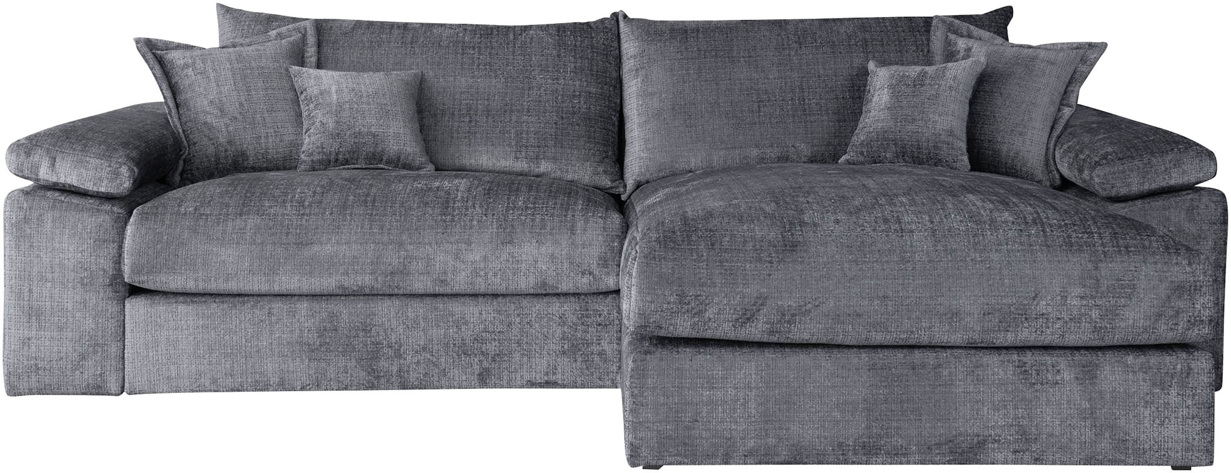 Home affaire Ecksofa »Soft&Cosy XXL L-Form - Breite 303 cm«, Mega-Sofa, Cord oder Chenille-Struktur, Federkern-Polsterung