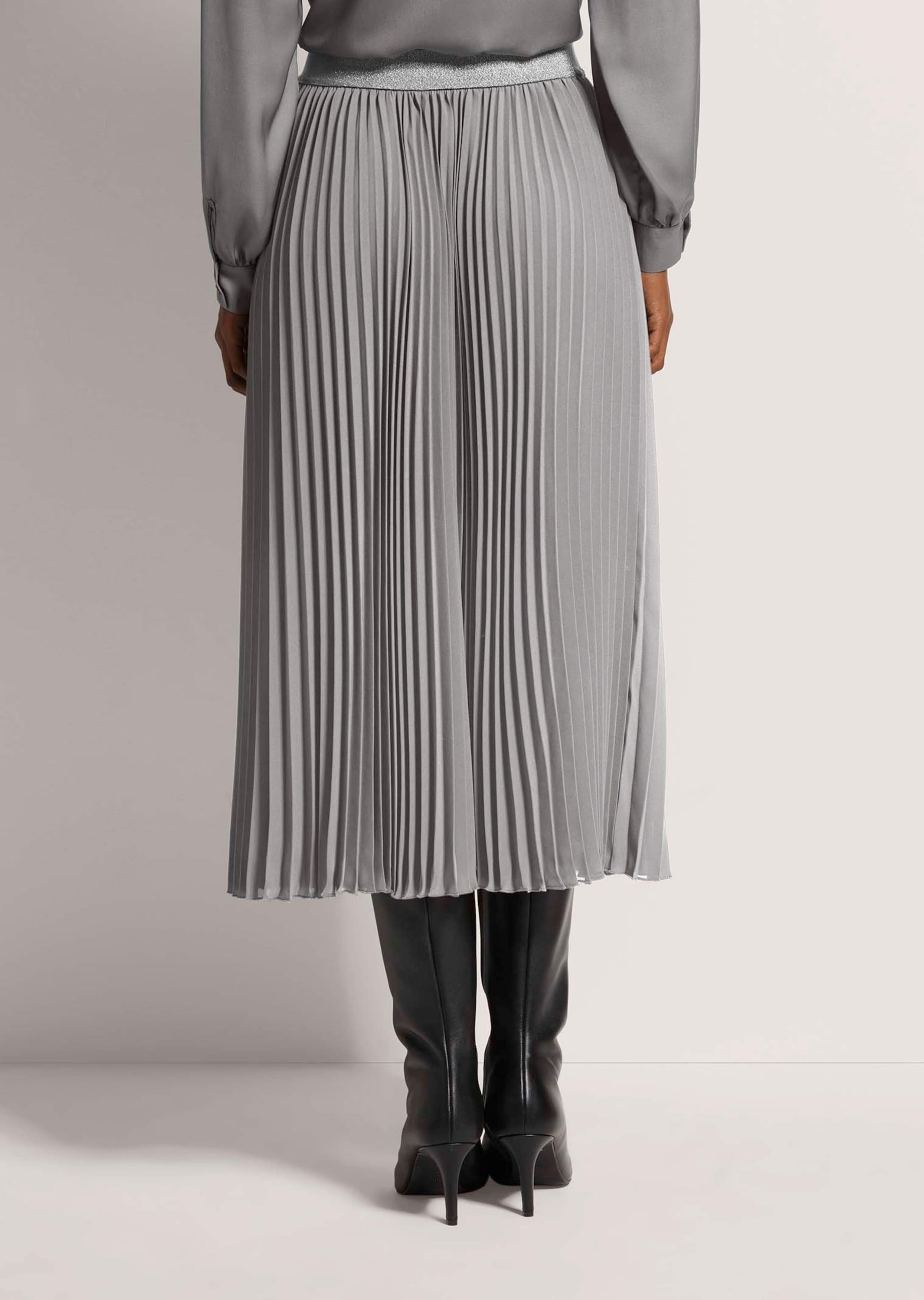 MADELEINE Midirock »Plisseerock Eleganter Faltenrock in Midilänge«