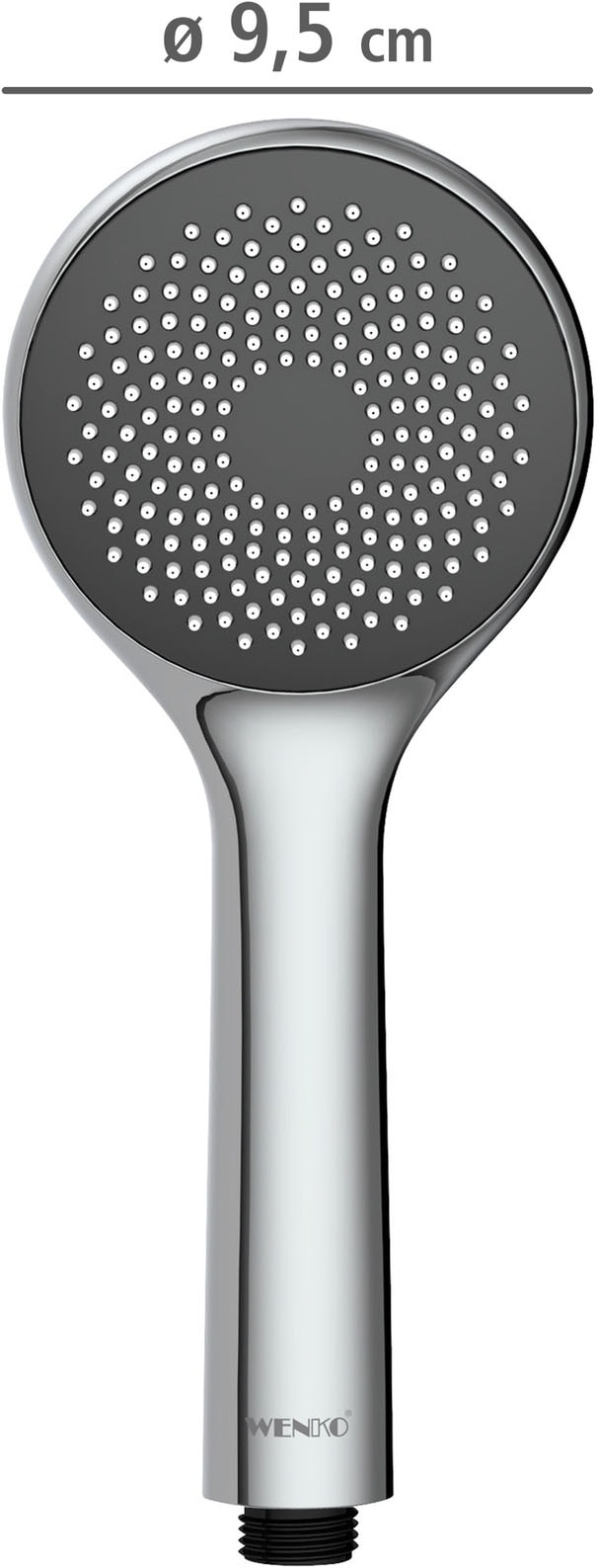 WENKO Handbrause »Watersaving System« Durchmesser 9,6 cm