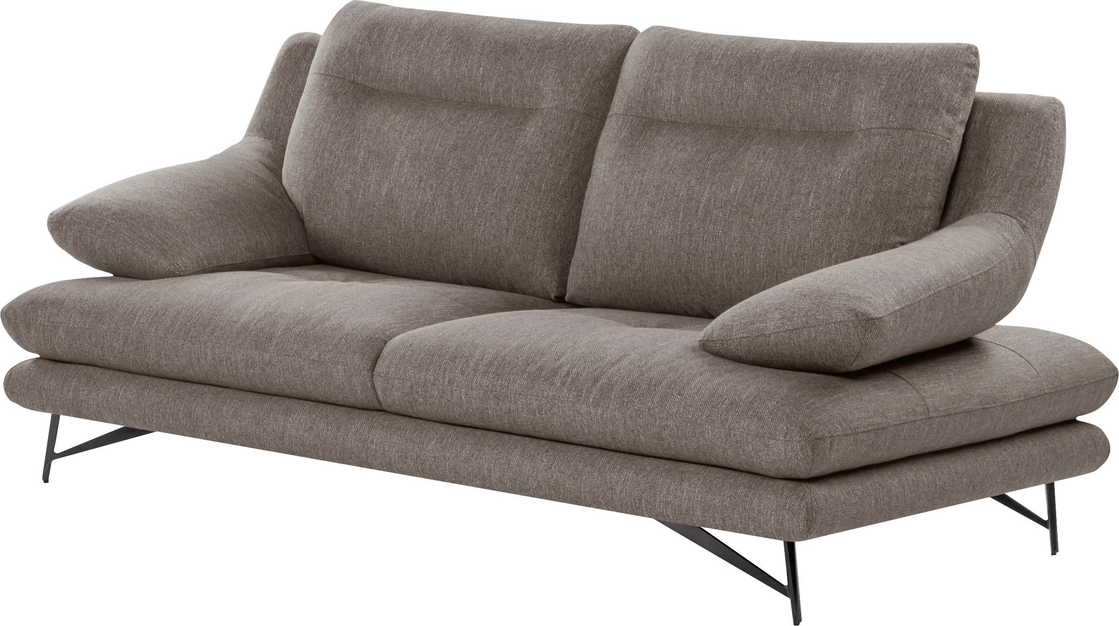 CALIA ITALIA 2-Sitzer »Cezanne, italienisches Designsofa mit erstklassigem Sitzkomfort«, wahlweise mit Sitztiefenverstellung