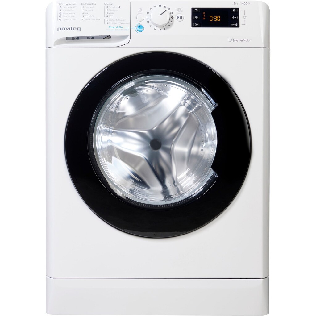 Privileg Family Edition Waschmaschine, PWF X 873 N, 8 kg, 1400 U/min