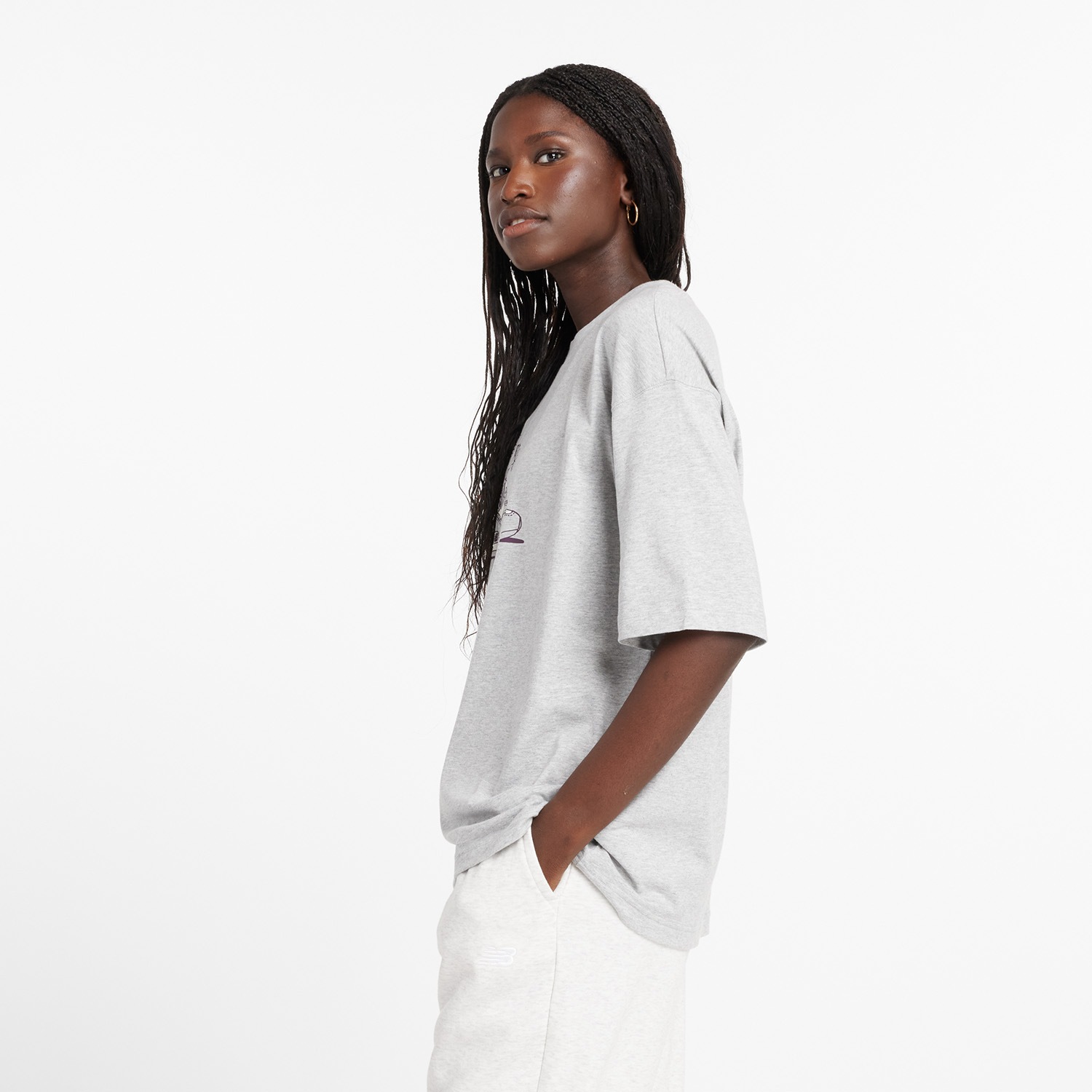New Balance T-Shirt »Oversized Flower T-Shirt«