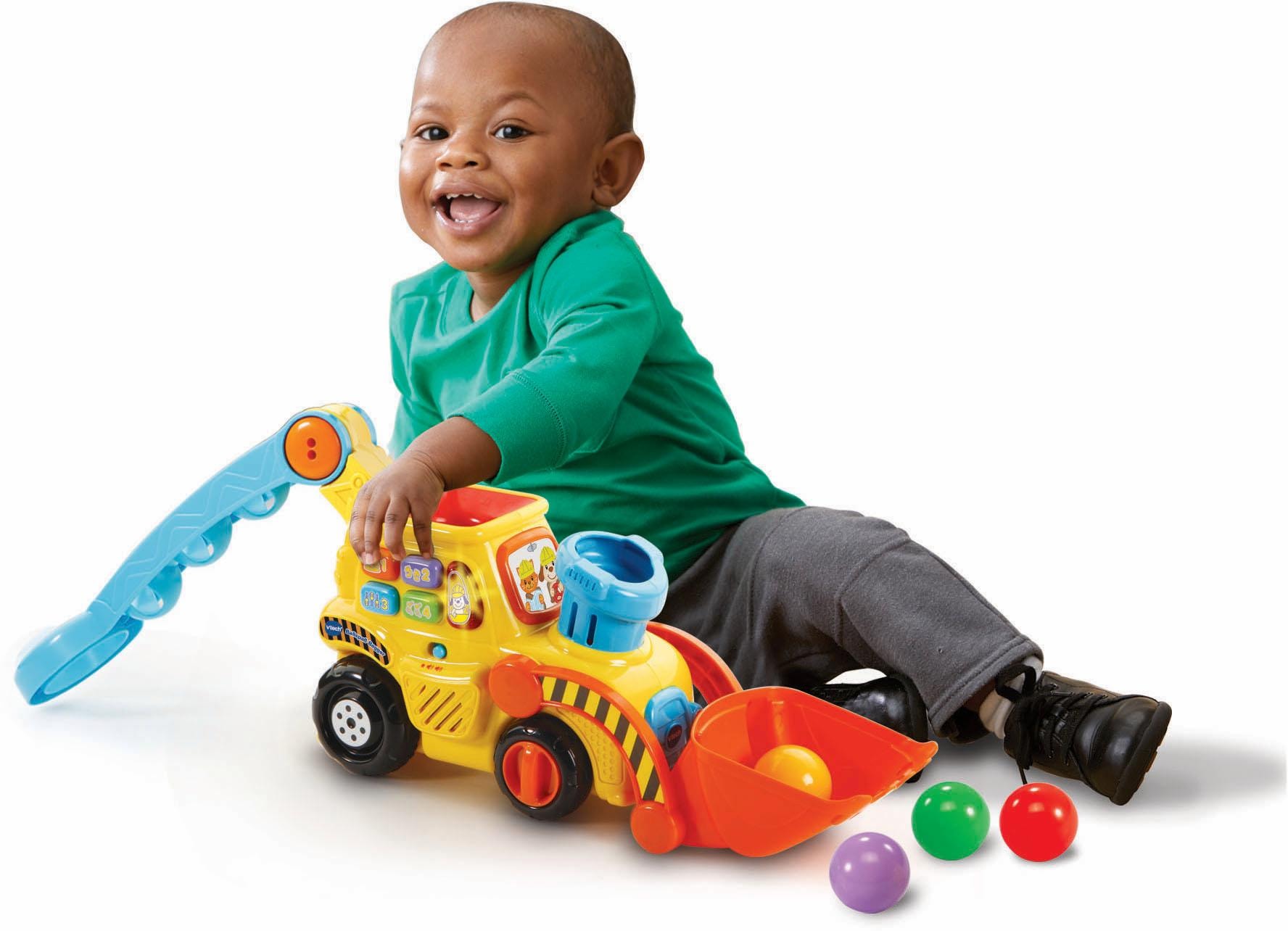 Vtech® Spielzeug-Bagger »VTechBaby, Ballspaß Bagger«, zum Schieben