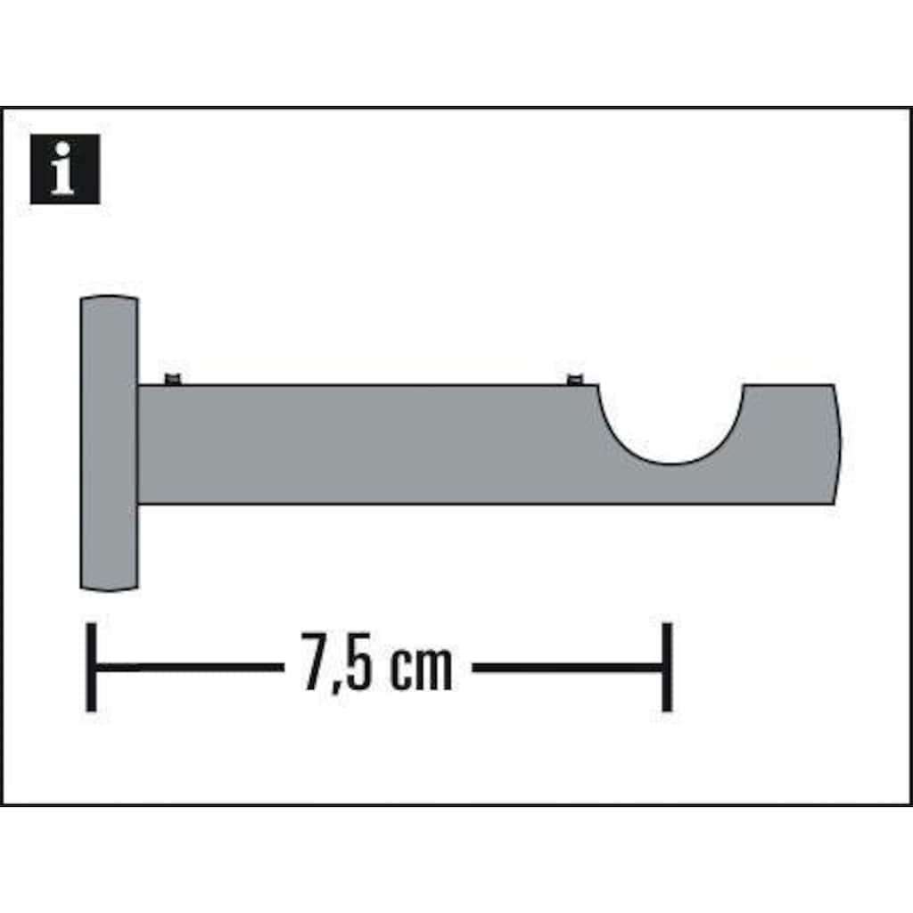 GARDINIA Gardinenstange »Gardinenstangen Set Metall«, 1 läufig-läufig, Fixmaß