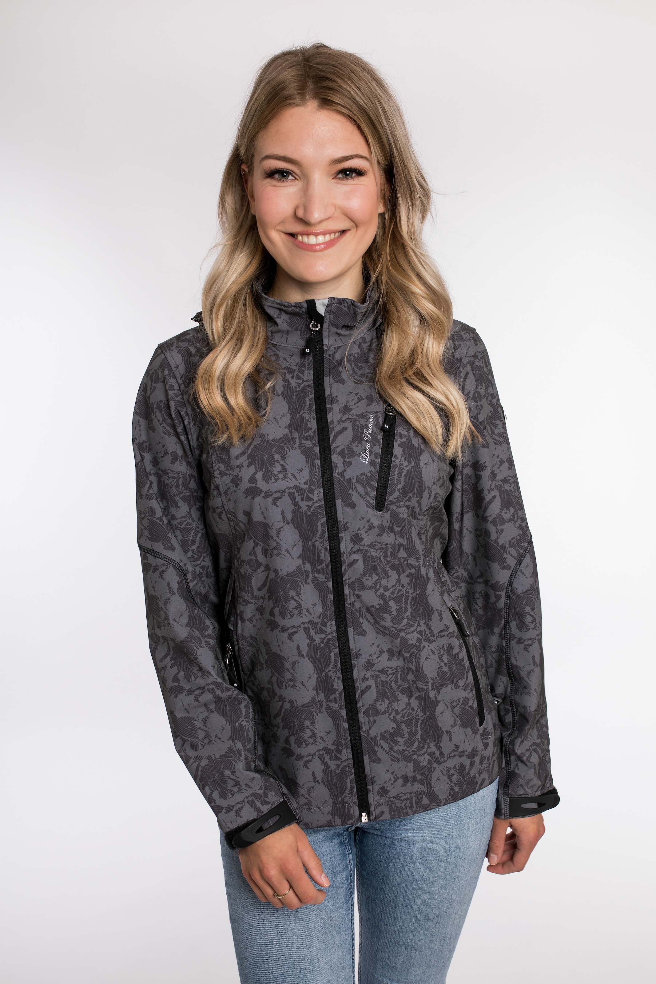 DEPROC Active Softshelljacke »SHELBY PEAK WOMEN«, mit abnehmbarer Kapuze