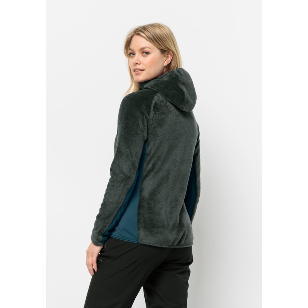 Jack Wolfskin Fleecejacke »ROTWAND HOODED FZ W«, mit Kapuze