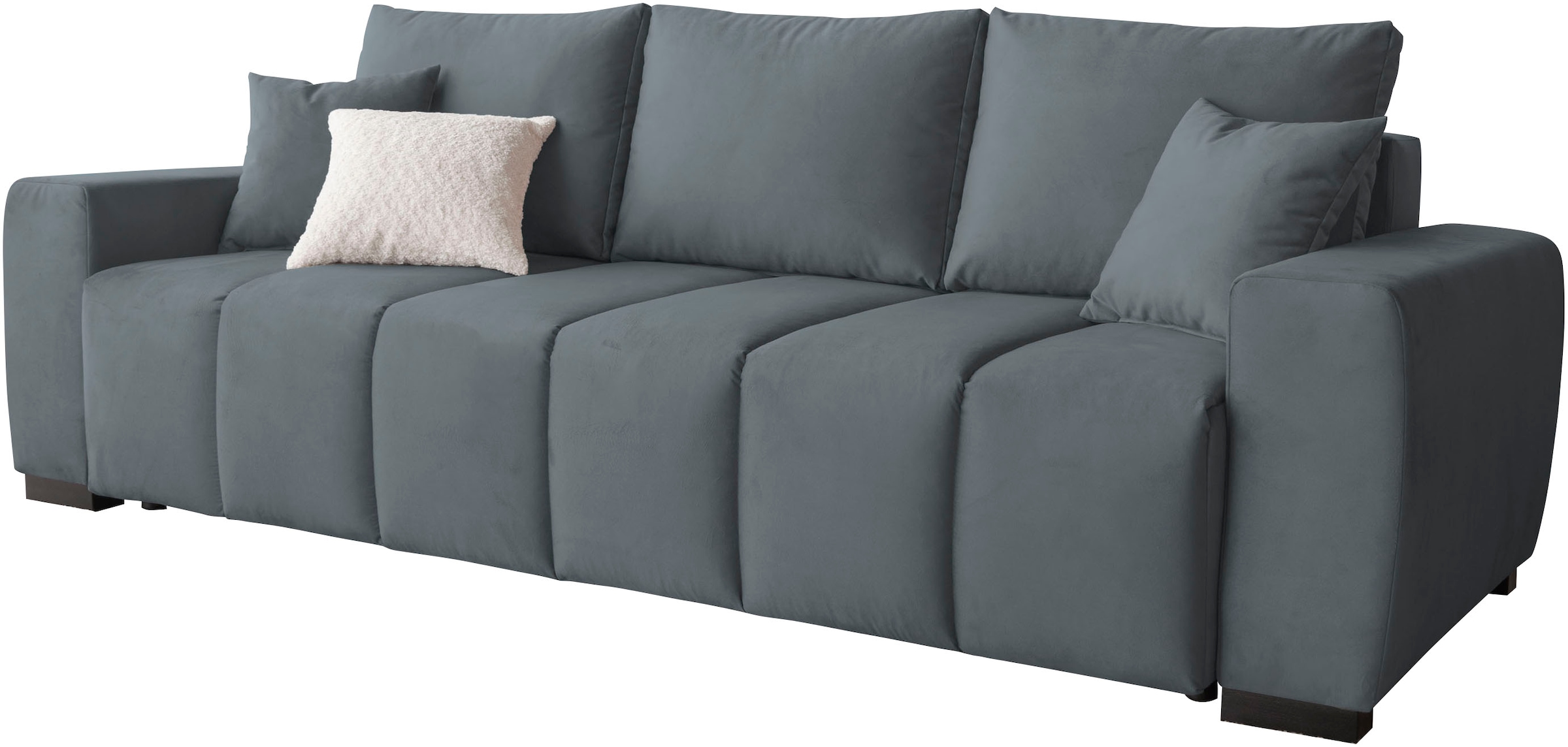Home affaire Schlafsofa »Bello« mit Bettfunktion, Bettkasten, Frei im Raum stellbar, Federkern