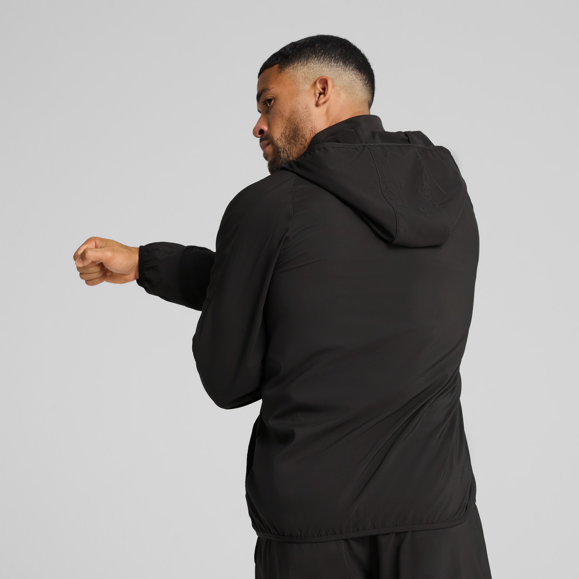 PUMA Kapuzensweatjacke »M TAD TECH WOVEN FULL ZIP«