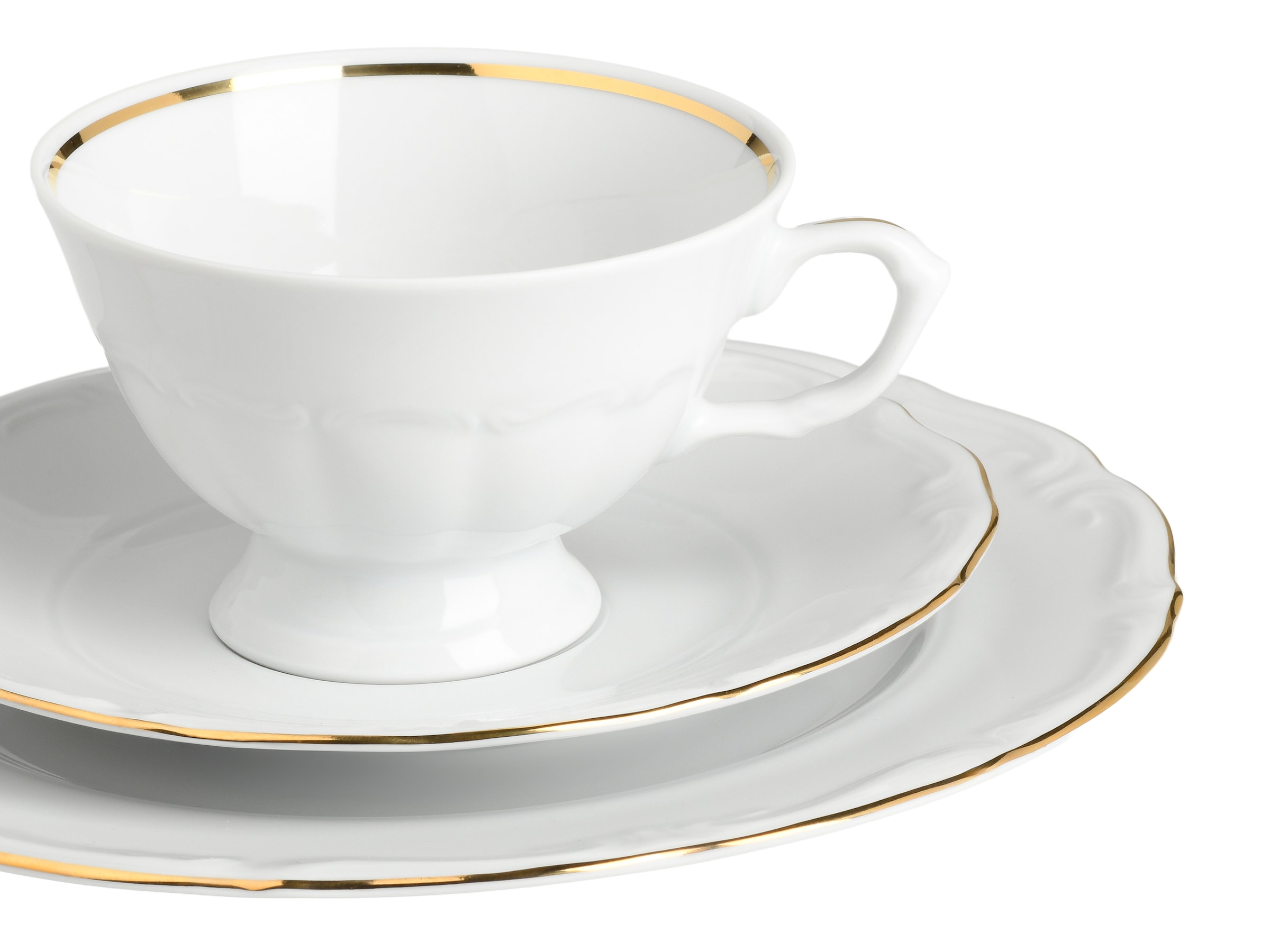 CreaTable Kaffeeservice »Maria Theresia, KaffeeService 18-tlg« Traditionelle Porzellanform