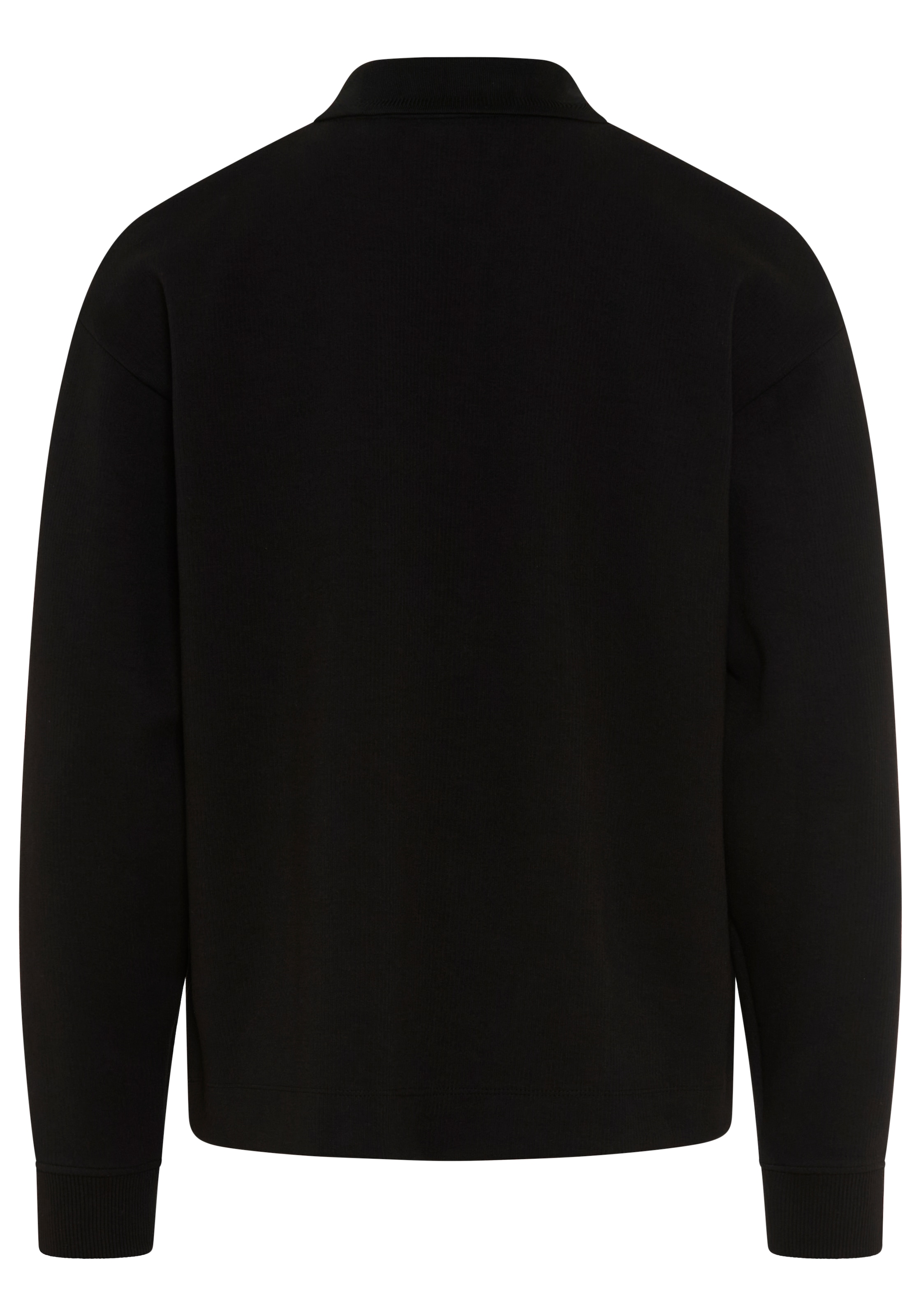 HUGO Sweatshirt »Dabins«, Polokragen mit Druckknopf, Oversize Fit
