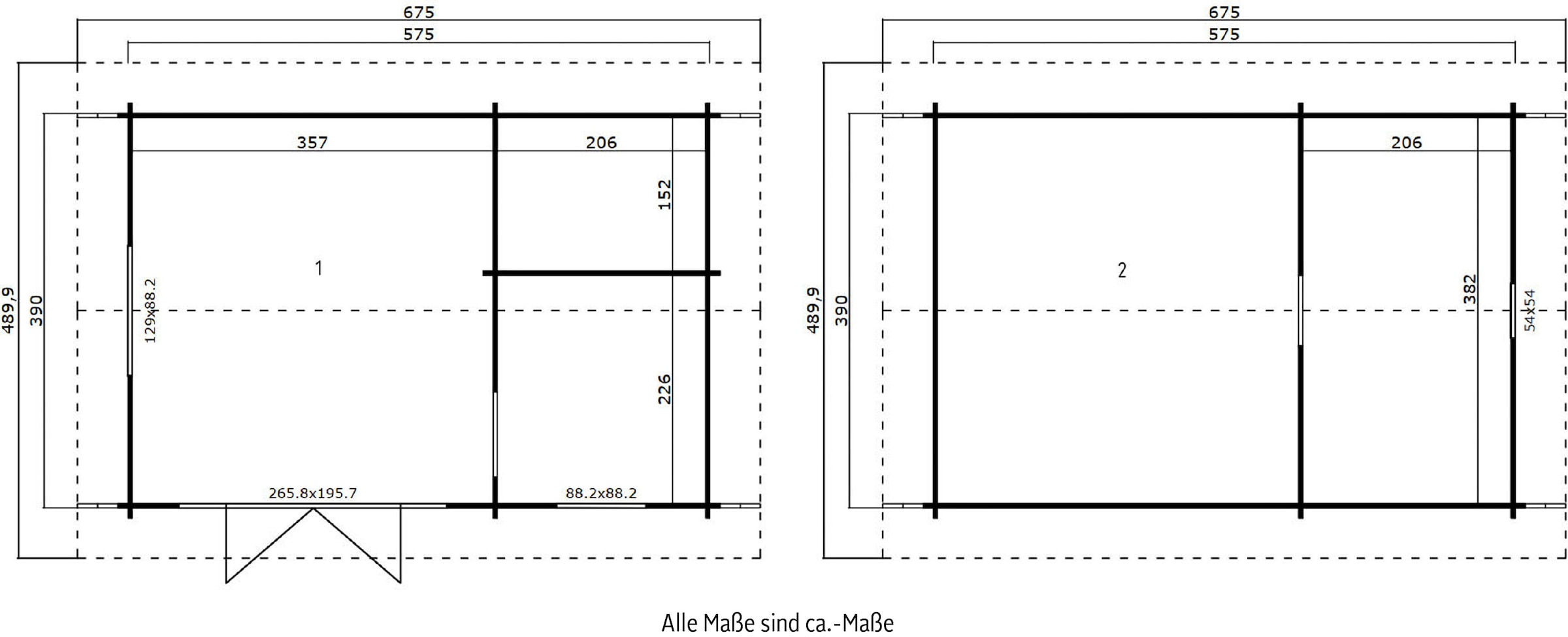 LASITA MAJA Gartenhaus »CAROLINE«, (Set, inkl. Fußbodenbretter zum Verlegen)