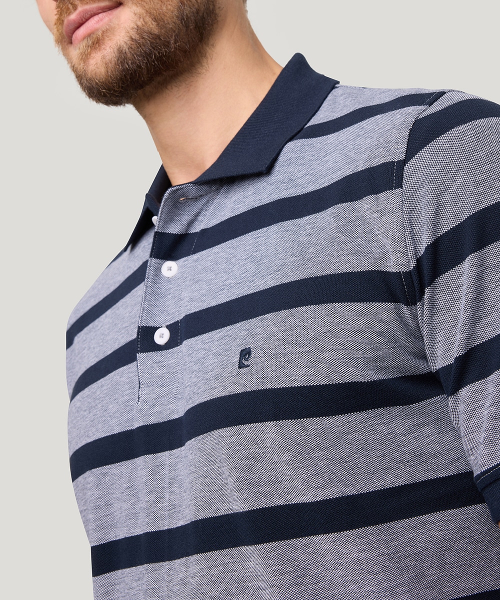 Pierre Cardin Poloshirt »Polo-shirt KN«, mit Streifenmuster