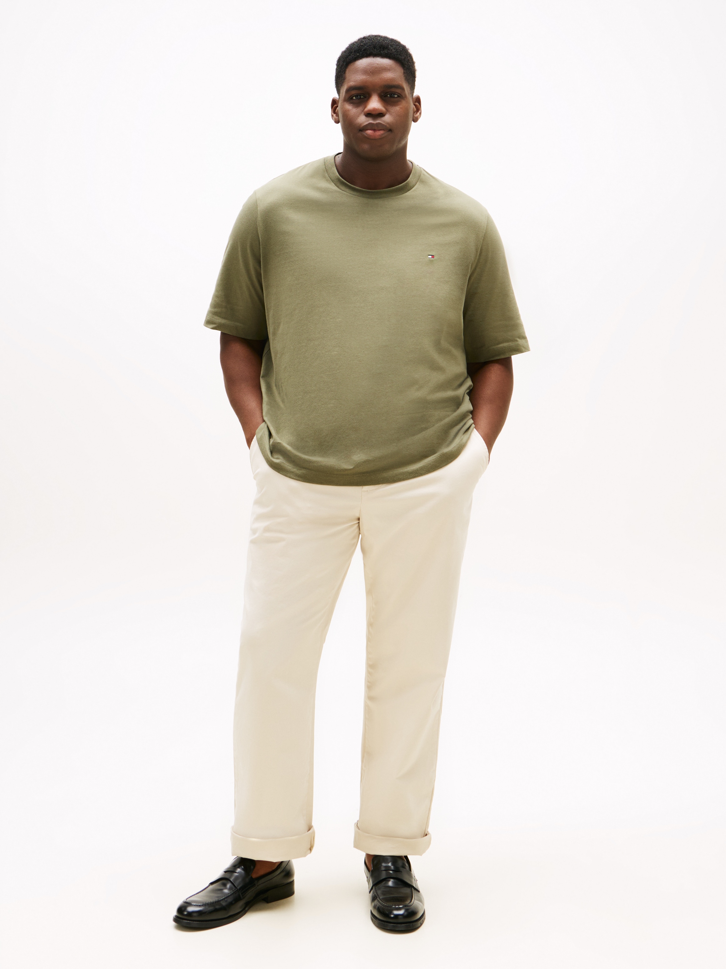 Tommy Hilfiger Big & Tall T-Shirt »BT-ESS SEASONAL REG SOLID TEE-B« Große Größen