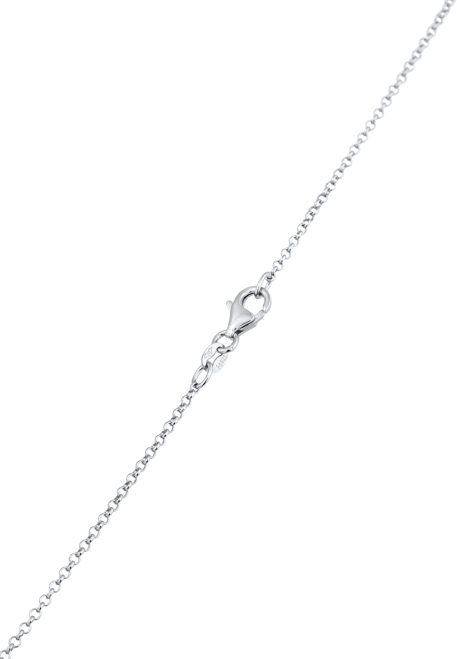 Elli Ohrring und Ketten Set »Schmuckset Kette Creolen Ohrringe Kreuz Religion 925 Silber« ()