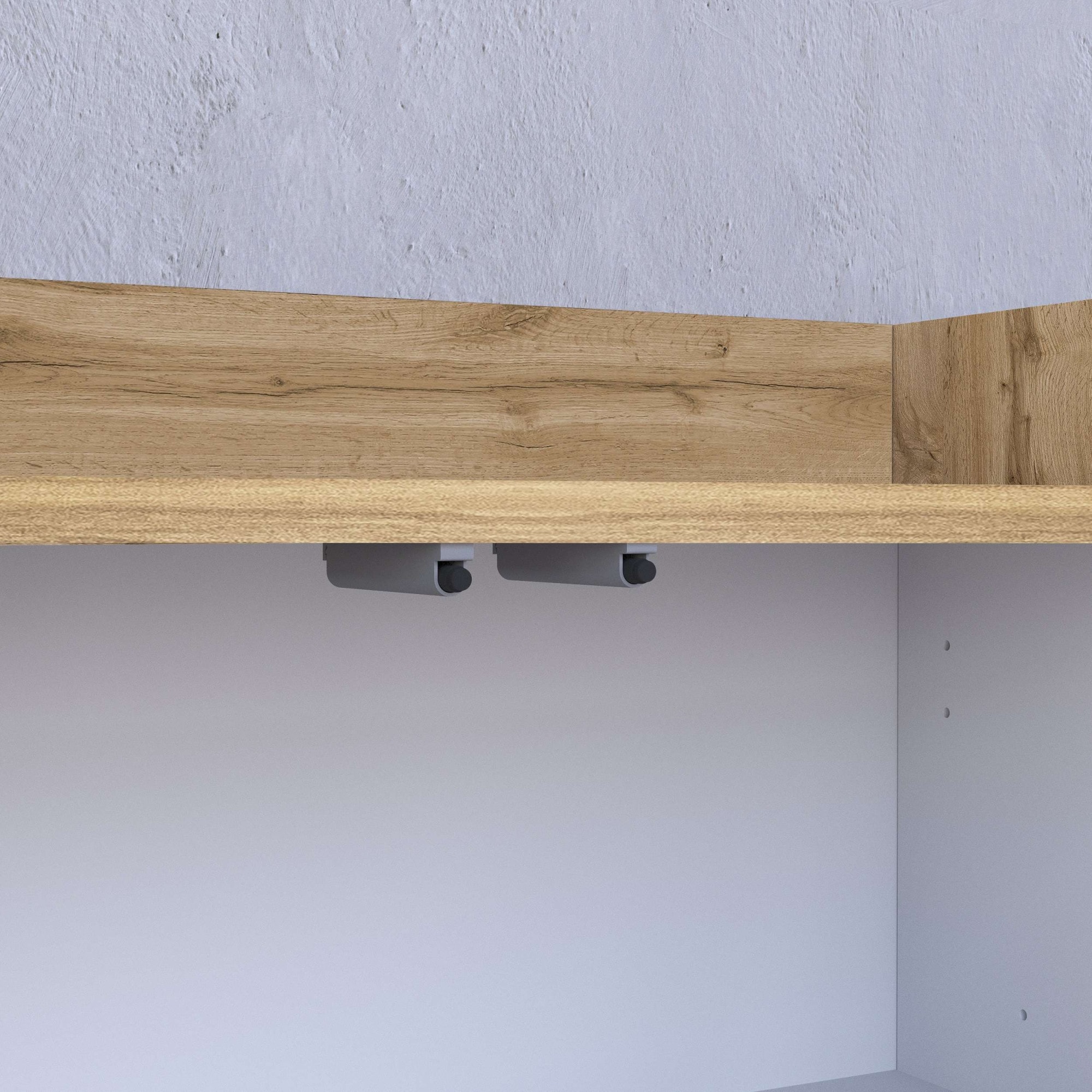 OTTO home Sideboard »BOLSENA, Kommode, Schrank,Lowboard mit 8 Fächer und offenes Ablagefach« 1 Stk. tlg. stehend/hängend montierbar, Made in Italy, B/T/H: 200 × 35 × 71,2 cm