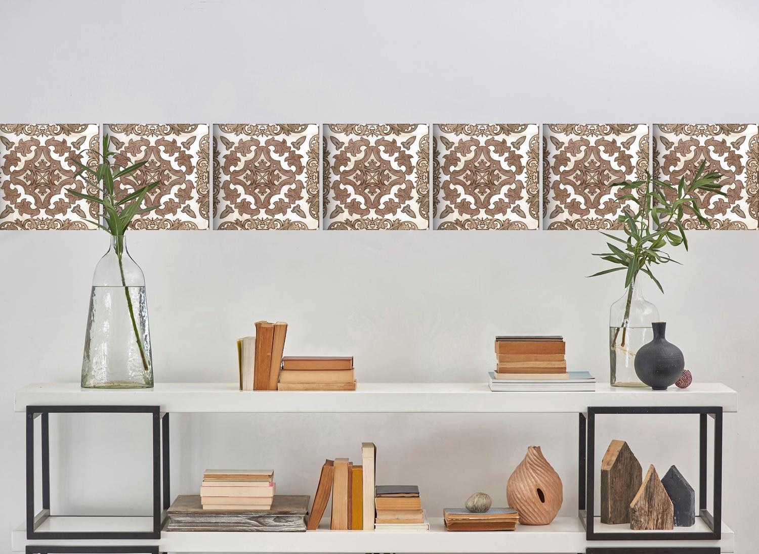 queence Fliesenaufkleber »Mosaik Muster«, Stickerfliesen, selbstklebend, Sticker, 12er Set