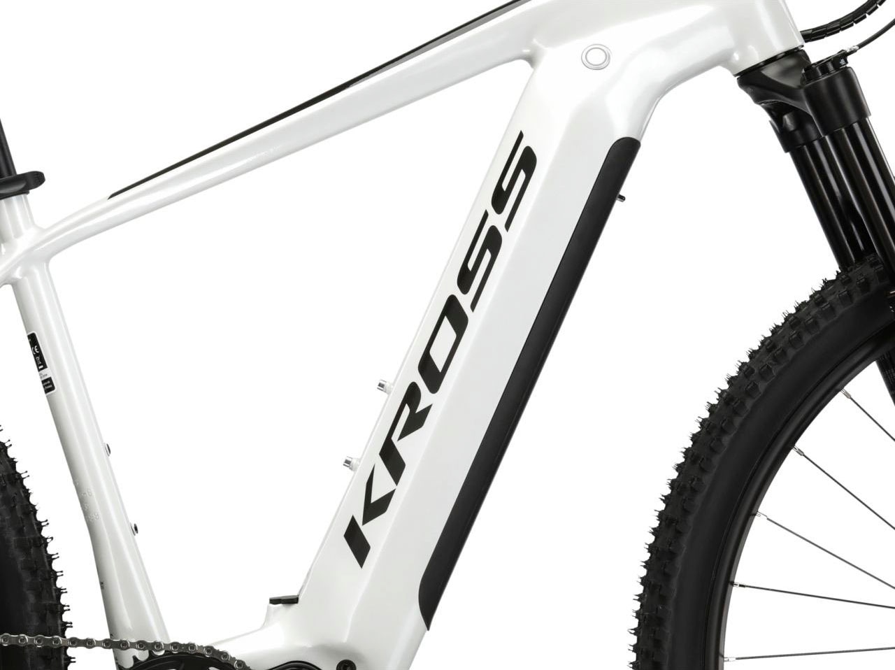 Kross E-Bike »E-MTB Level Boost 3.0 29 Zoll weiß«, 12 Gang, Shimano, DEORE SLX M7100, Mittelmotor 250 W, Pedelec, Elektrofahrrad für Damen und Herren