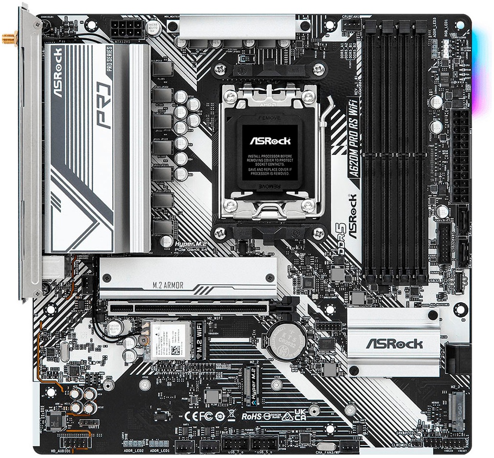 Asrock Mainboard »A620M Pro RS WiFi«