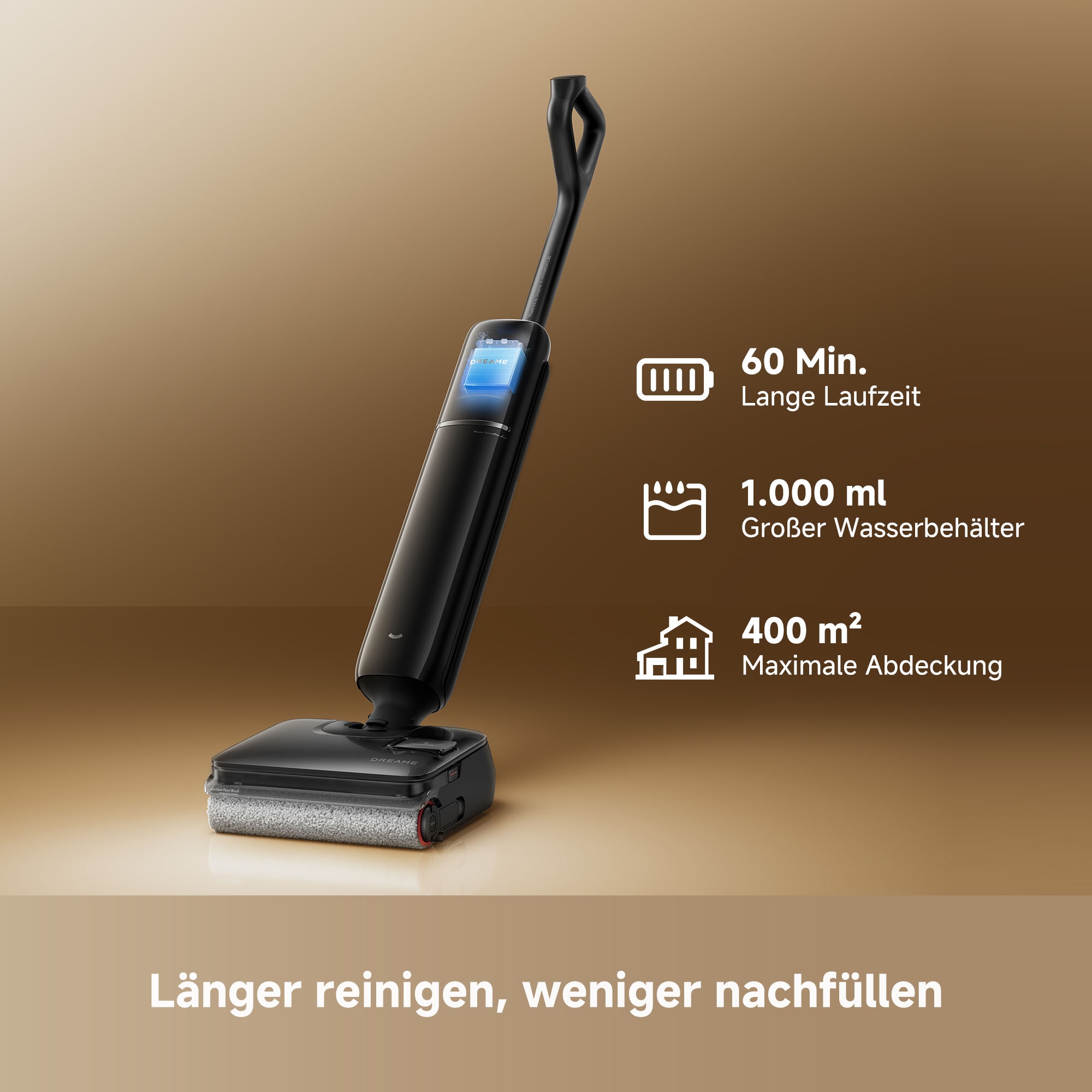 Dreame Nass-Trocken-Sauger »T14 Pro« 400 W, Selbstreinigung mit Heißwasser