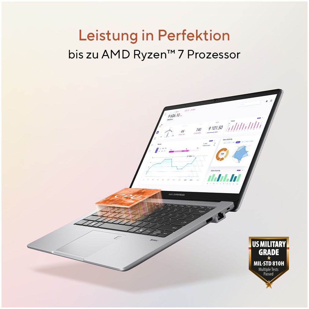 Asus Notebook »ExpertBook PM1 PM1503CDA-S70064X« 39,6 cm / 15,6 ″ AMD Ryzen 7 Radeon 512 GB SSD