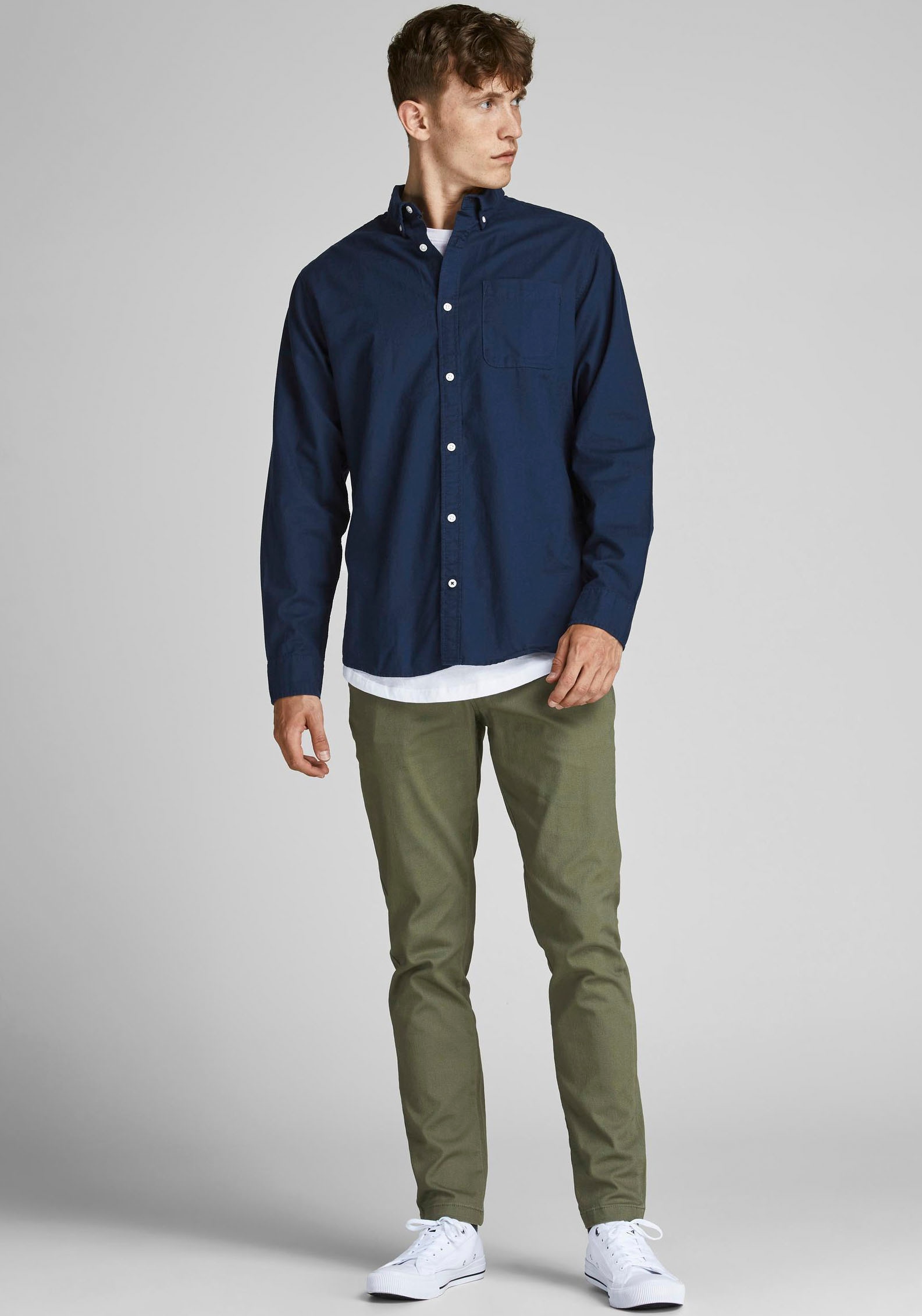 Jack & Jones Langarmhemd »OXFORD SHIRT«
