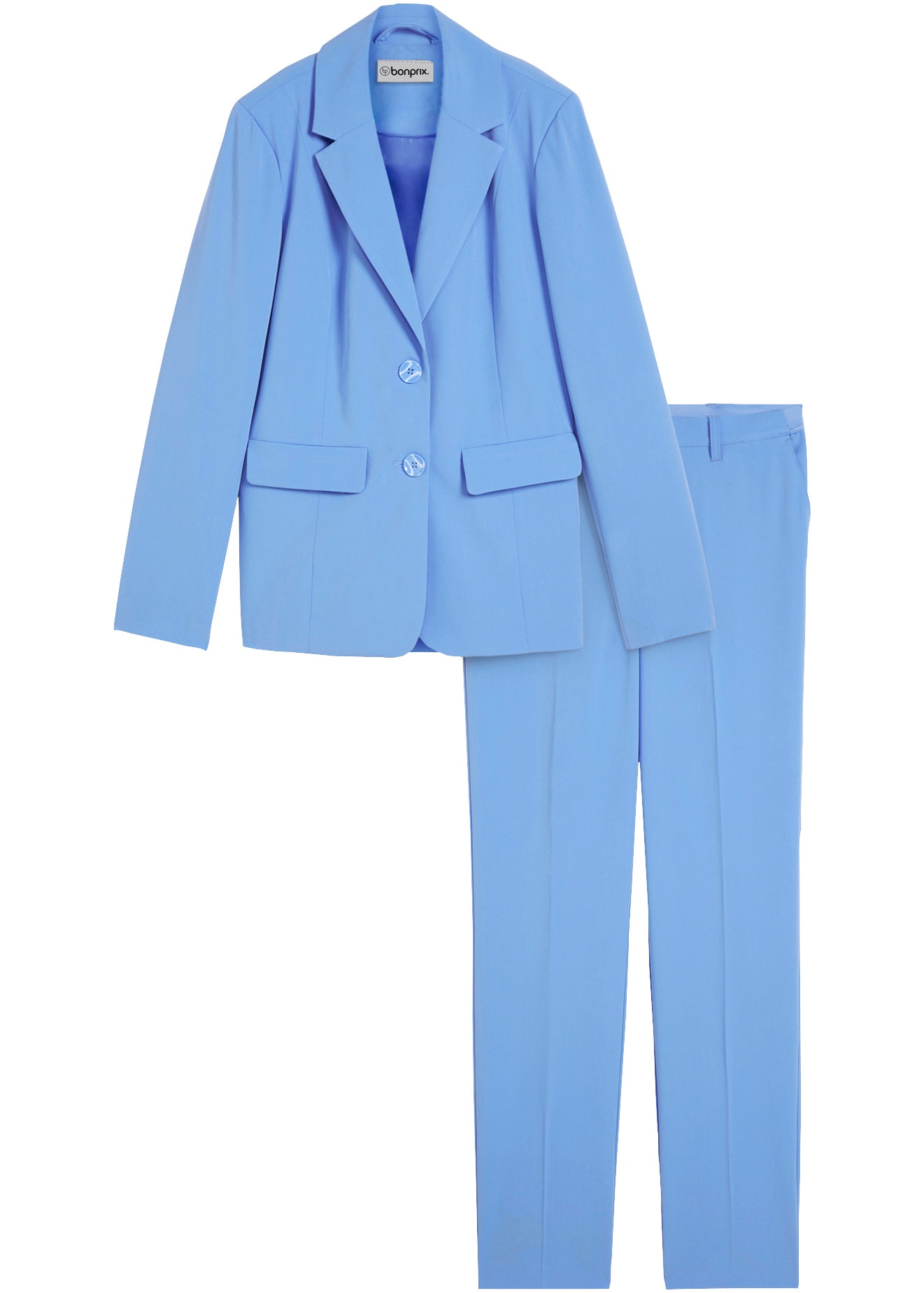 bonprix Hosenanzug »Hosenanzug 2-tlg« Set, 2er, 2 tlg. regular fit Regular Fit, mit Elasthan-Anteil, verschiedene Konfektionsgrößen
