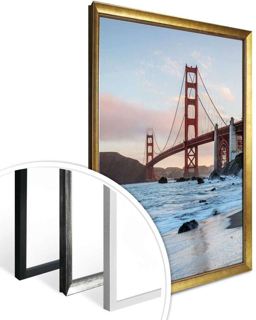 Wall-Art Poster »Golden Gate Bridge«, (1 bestellen Wandposter Poster, Brücken, St.), bequem Wandbild, Bild