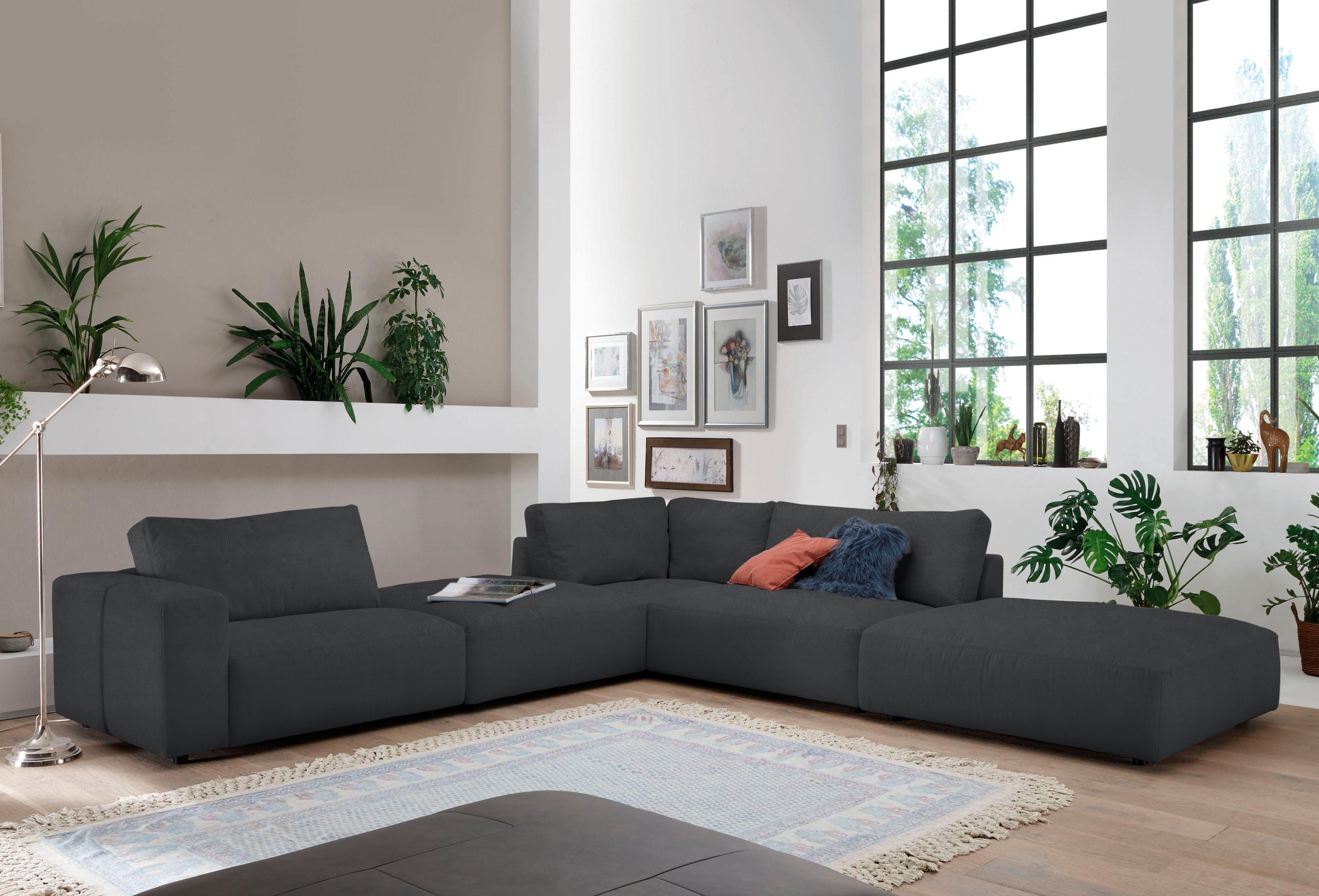 Musterring Ecksofa »LUCIA L-Form«, in vielen Qualitäten und 4 verschieden Nähten