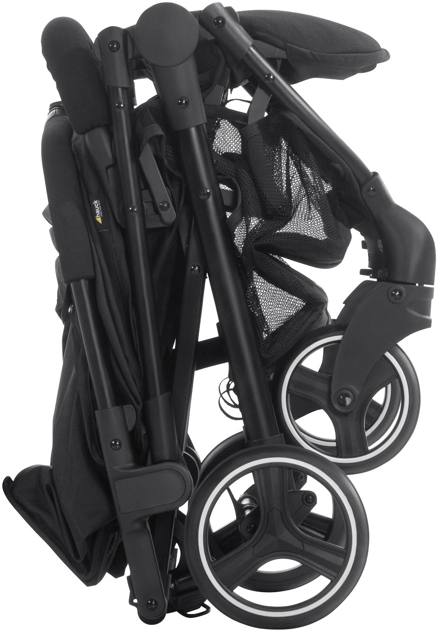 Hauck Zwillingsbuggy »Swift X Duo, black«, 30 kg, extrem schmal