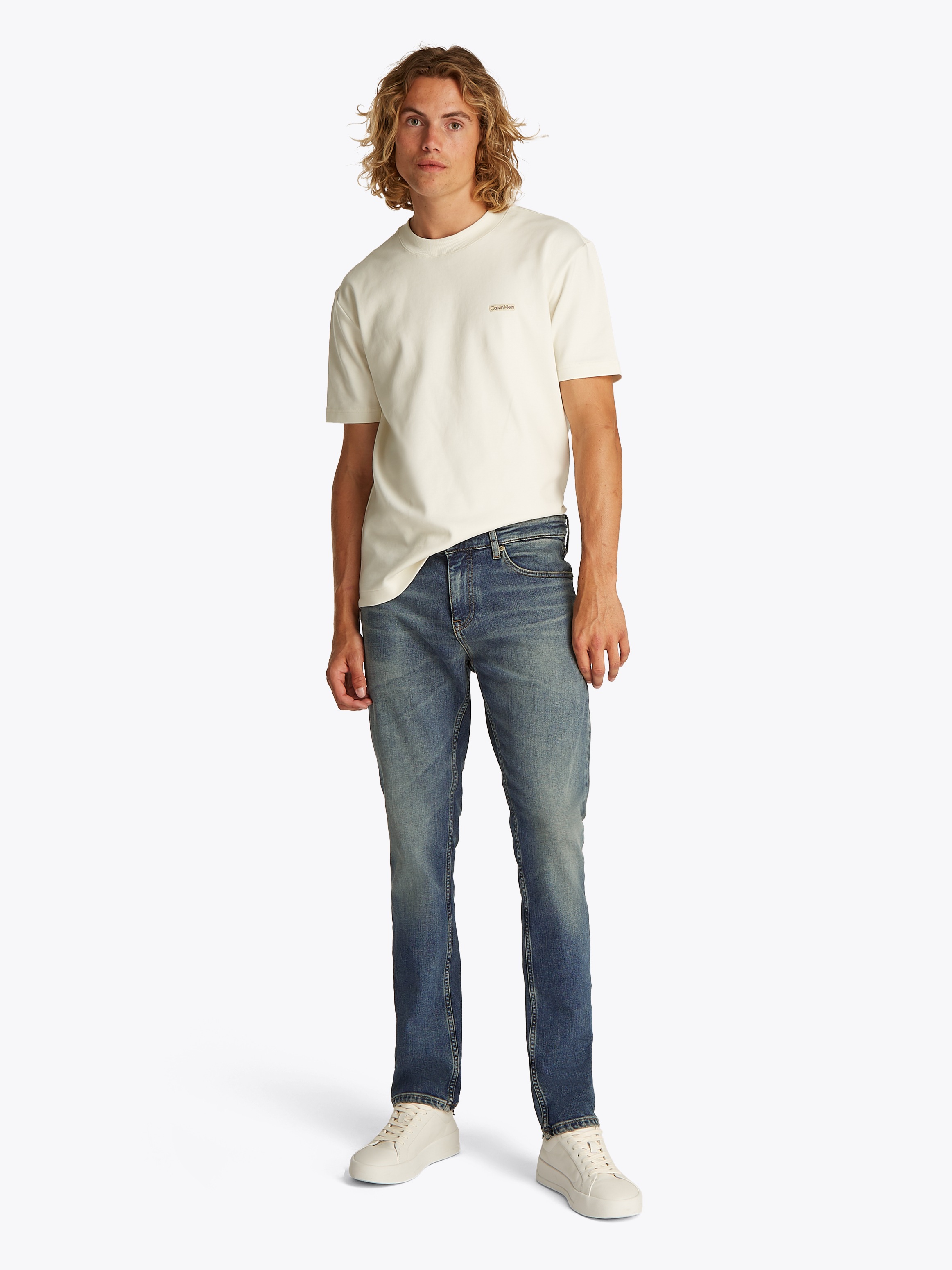Tommy Jeans Slim-fit-Jeans »Scanton Slim Denim«, Mit Gürtelschlaufen