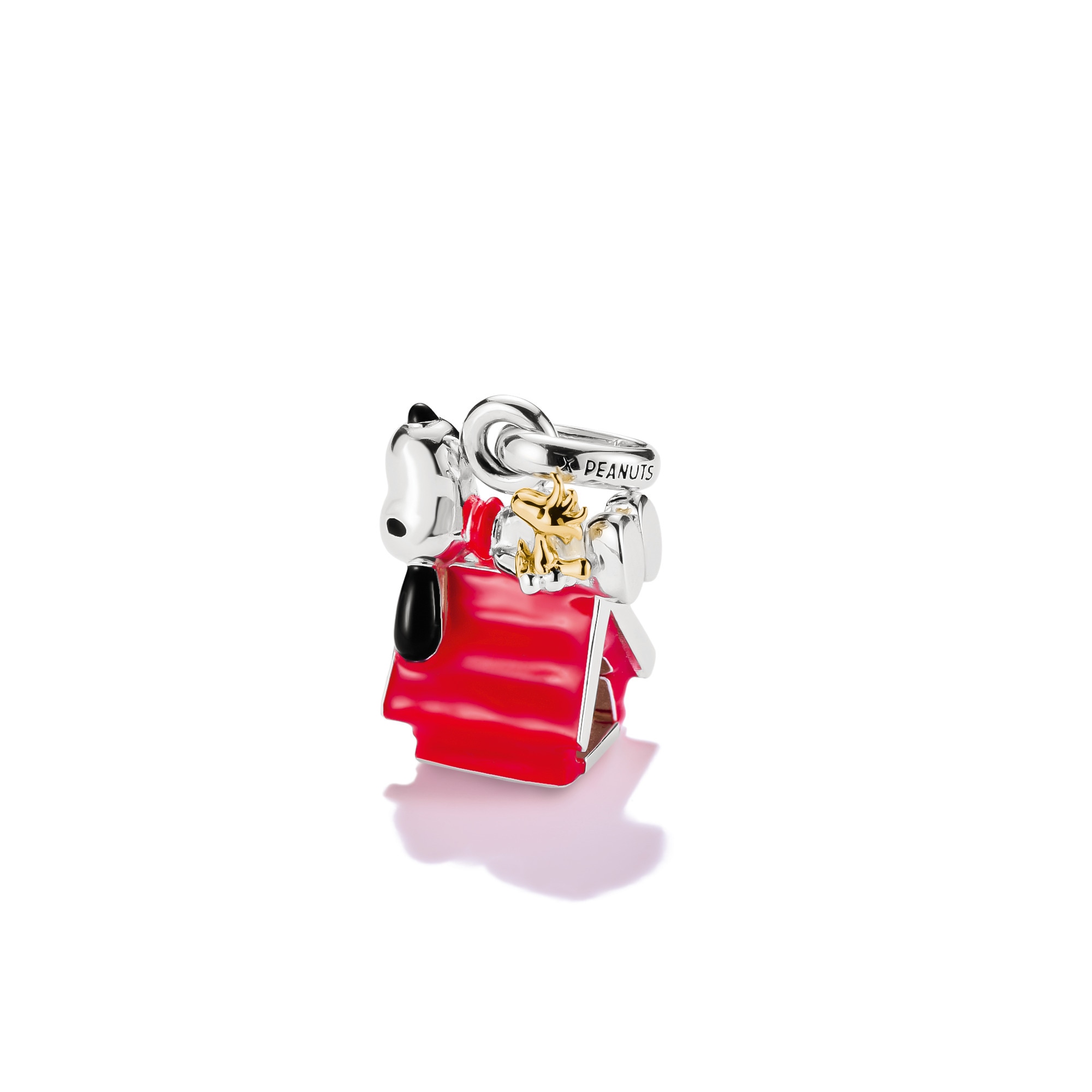 THOMAS SABO Charm-Einhänger »THOMAS SABO x Peanuts Snoopy/Woodstock auf der Hundehütte - Connect«