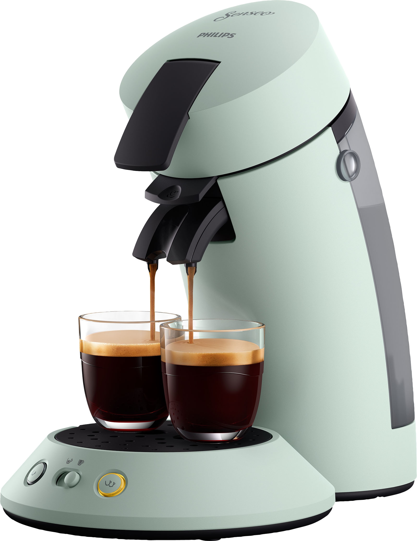 Philips Senseo Kaffeepadmaschine Plus Gratis-Zugaben Wert von inkl. 3 im Jahren UVP »Original CSA210/20«, Garantie XXL 5,- mit