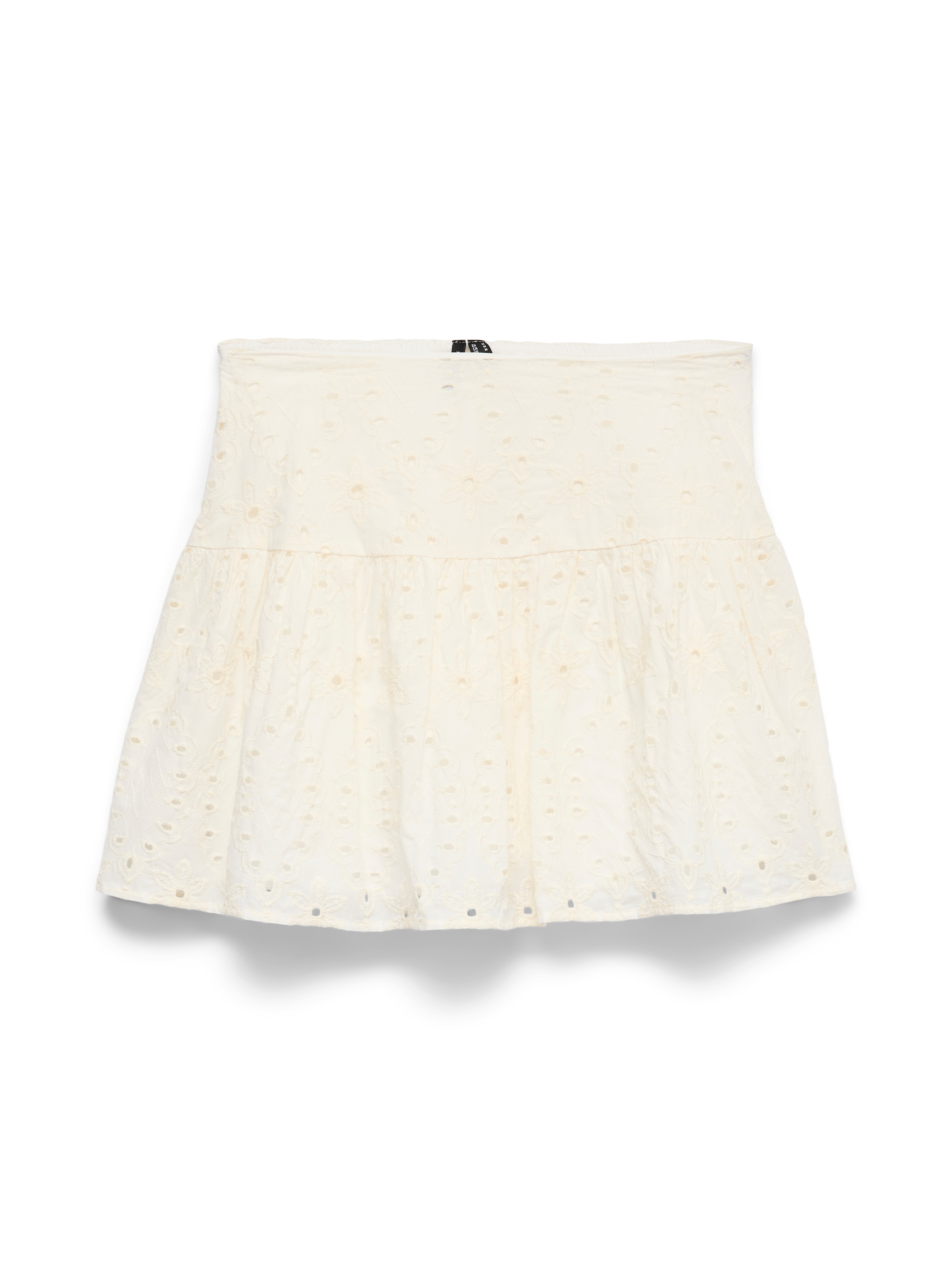 Vero Moda Minirock »VMHAY HW SHORT SKIRT« Baumwolle, Stickerei, hinten mit elastischem Bündchen