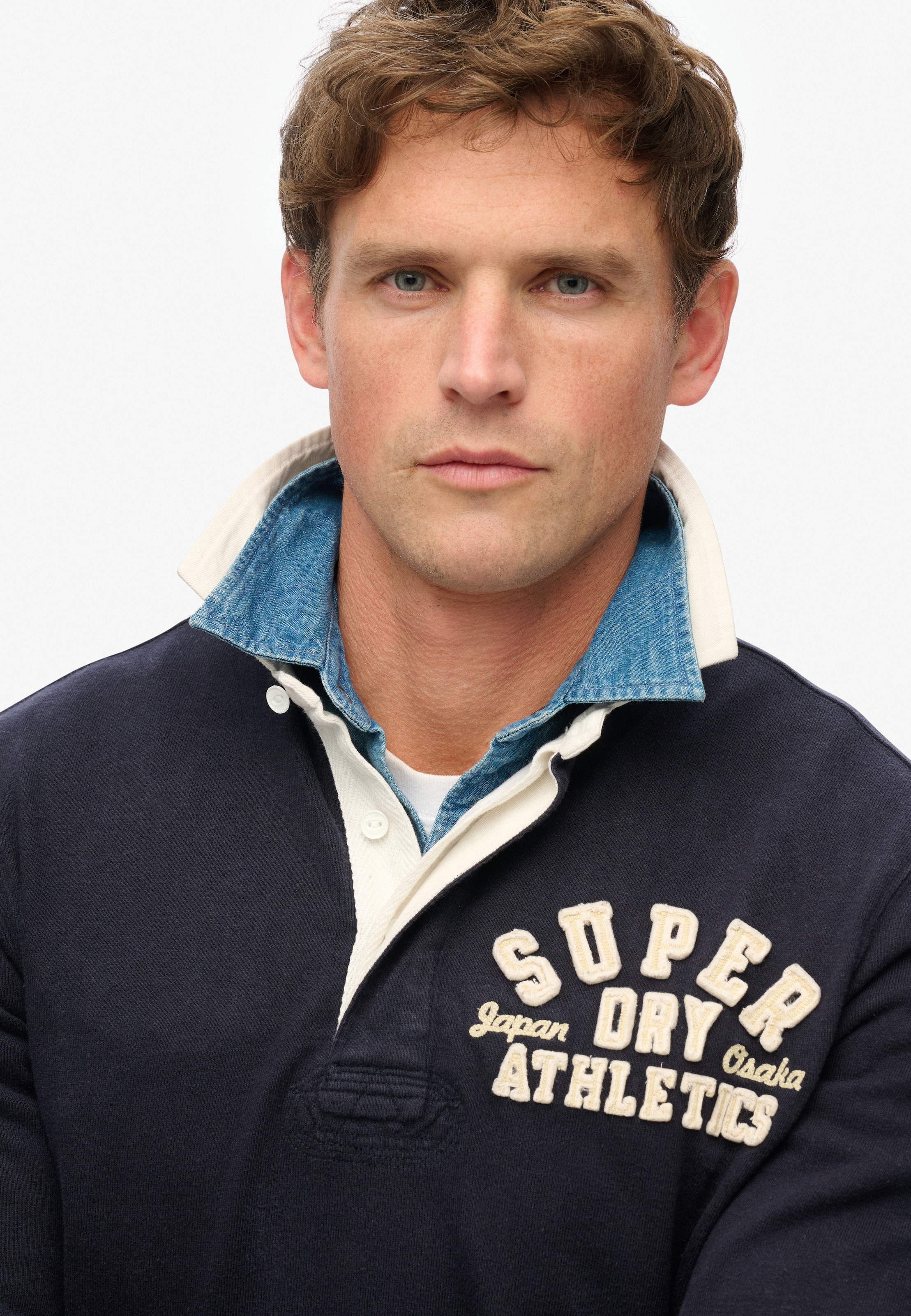 Superdry Langarmshirt »VINTAGE ATHLETIC RUGBY«