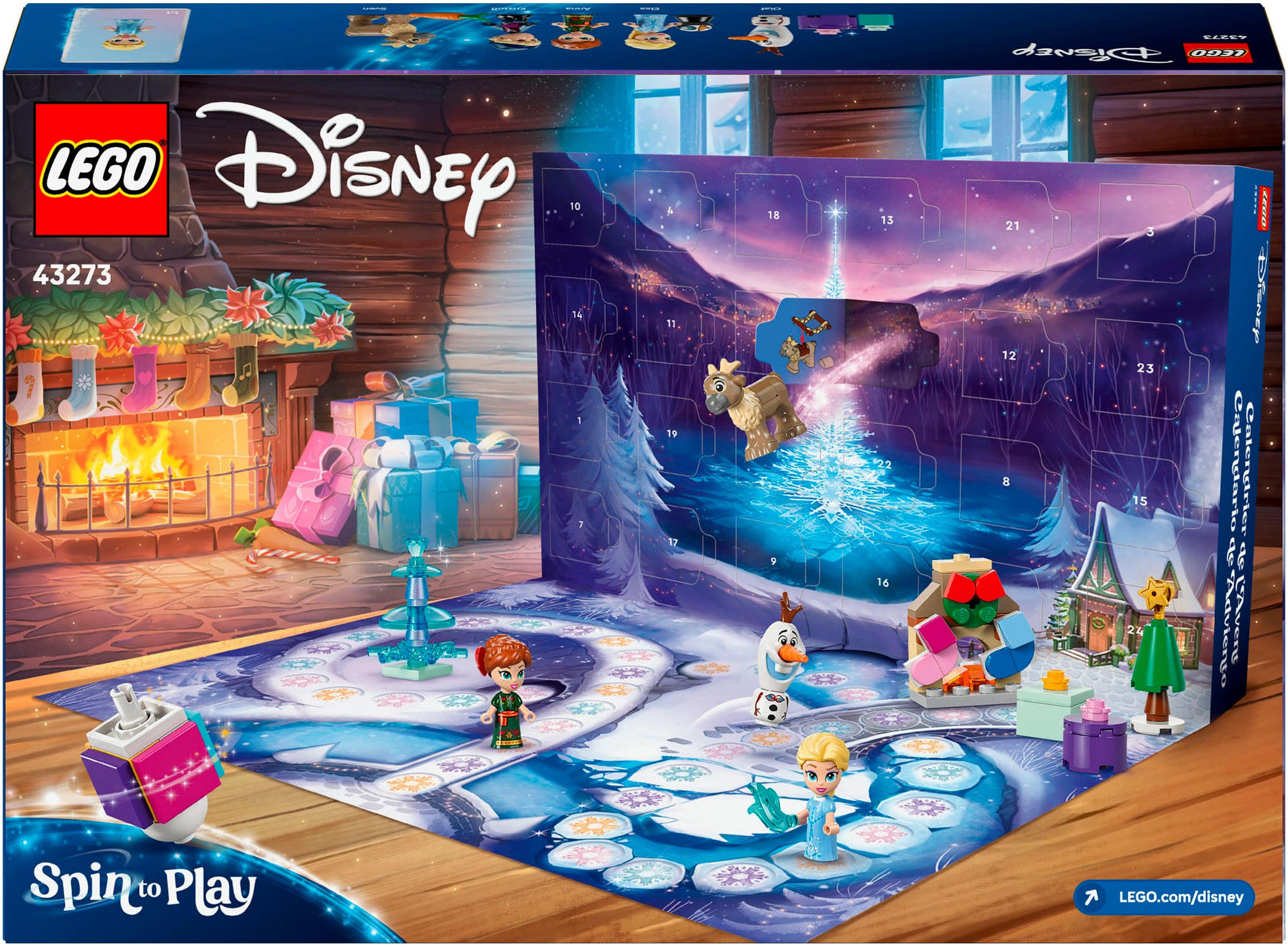 LEGO® Spielzeug-Adventskalender »Spielbausteine, (43273), LEGO Disney Princess« ab 5 Jahren Made in Europe