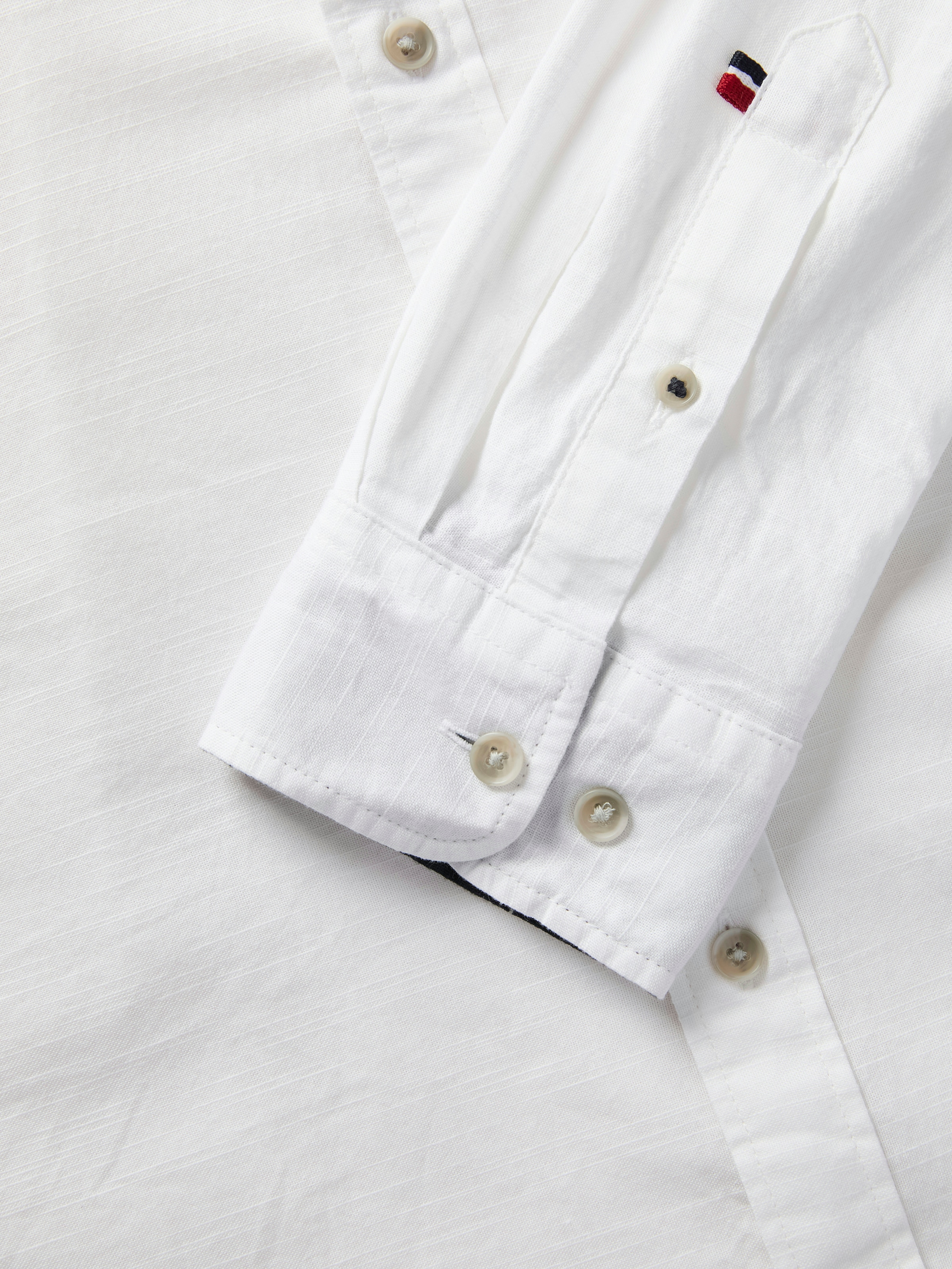 Jack & Jones Langarmhemd »JJPIERRE SLUB DETAIL SHIRT LS«