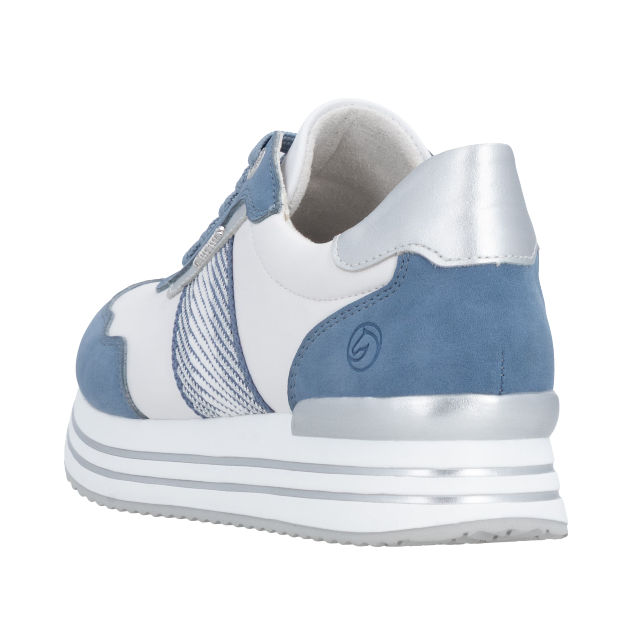 Remonte Plateausneaker  Halbschuh, Schnürschuh mit Metallicdetails und Softfußbett